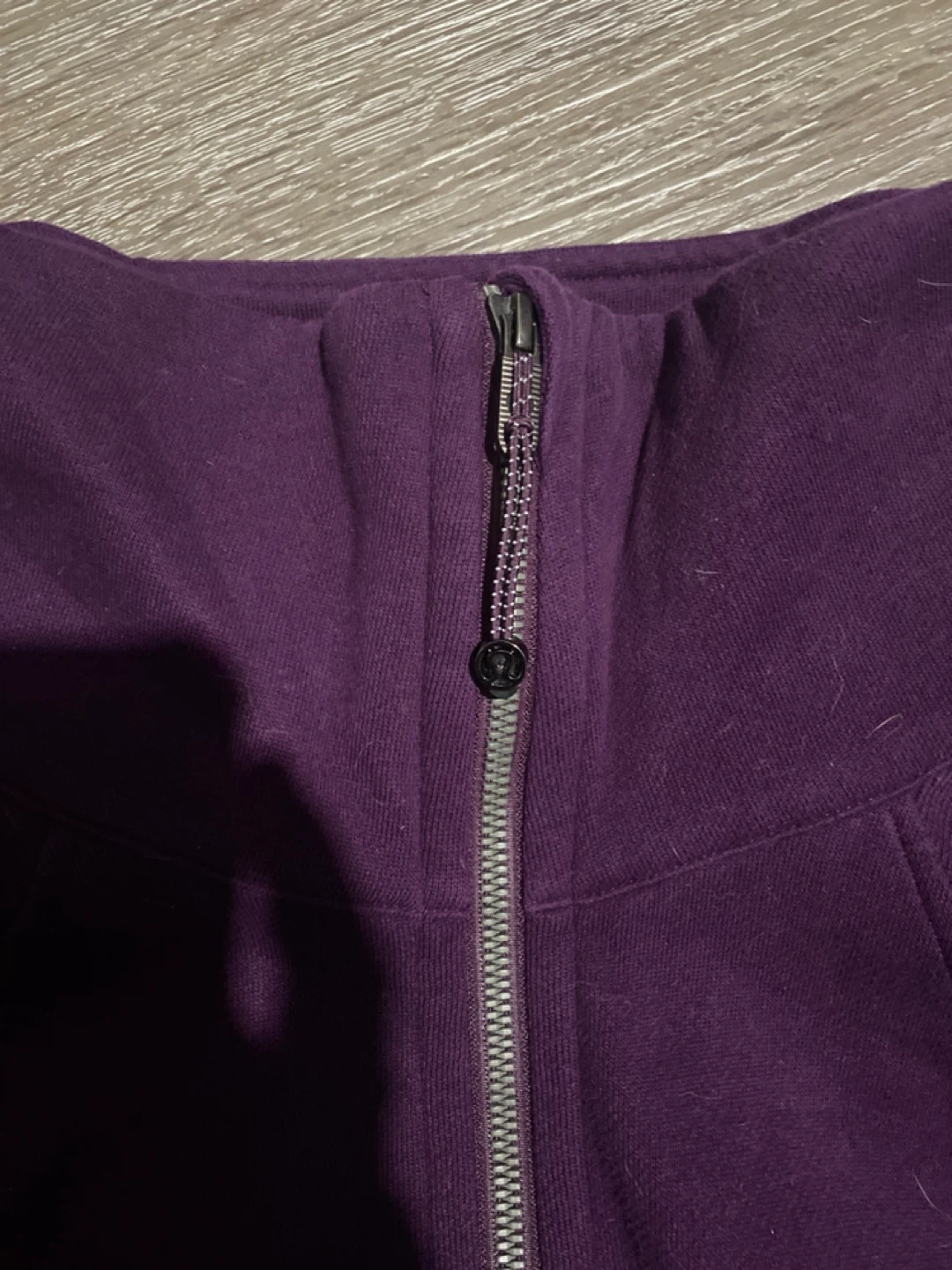 Lululemon Purple Half-Zip Pullover cropped - photo 2