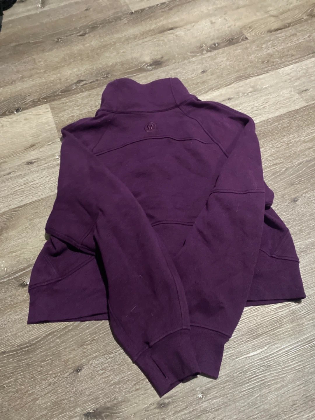 Lululemon Purple Half-Zip Pullover cropped - photo 4