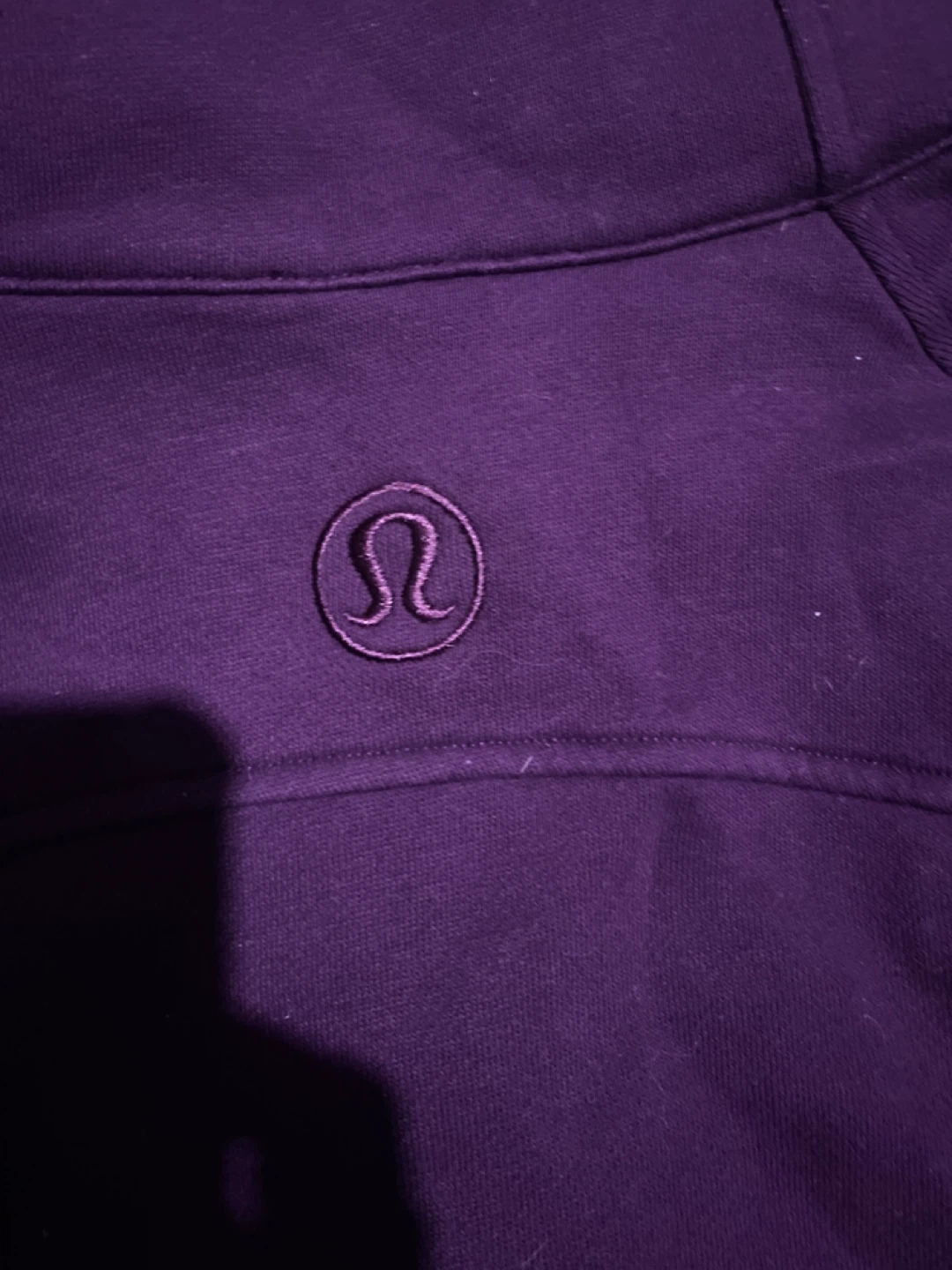 Lululemon Purple Half-Zip Pullover cropped - photo 5