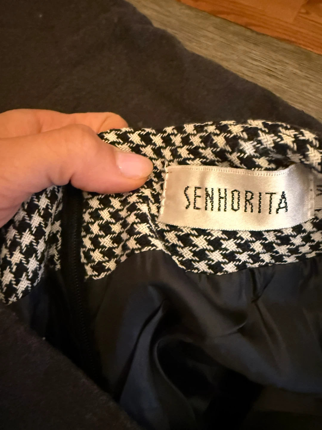 Senhorita Wide Leg Dark Grey Pants - photo 2