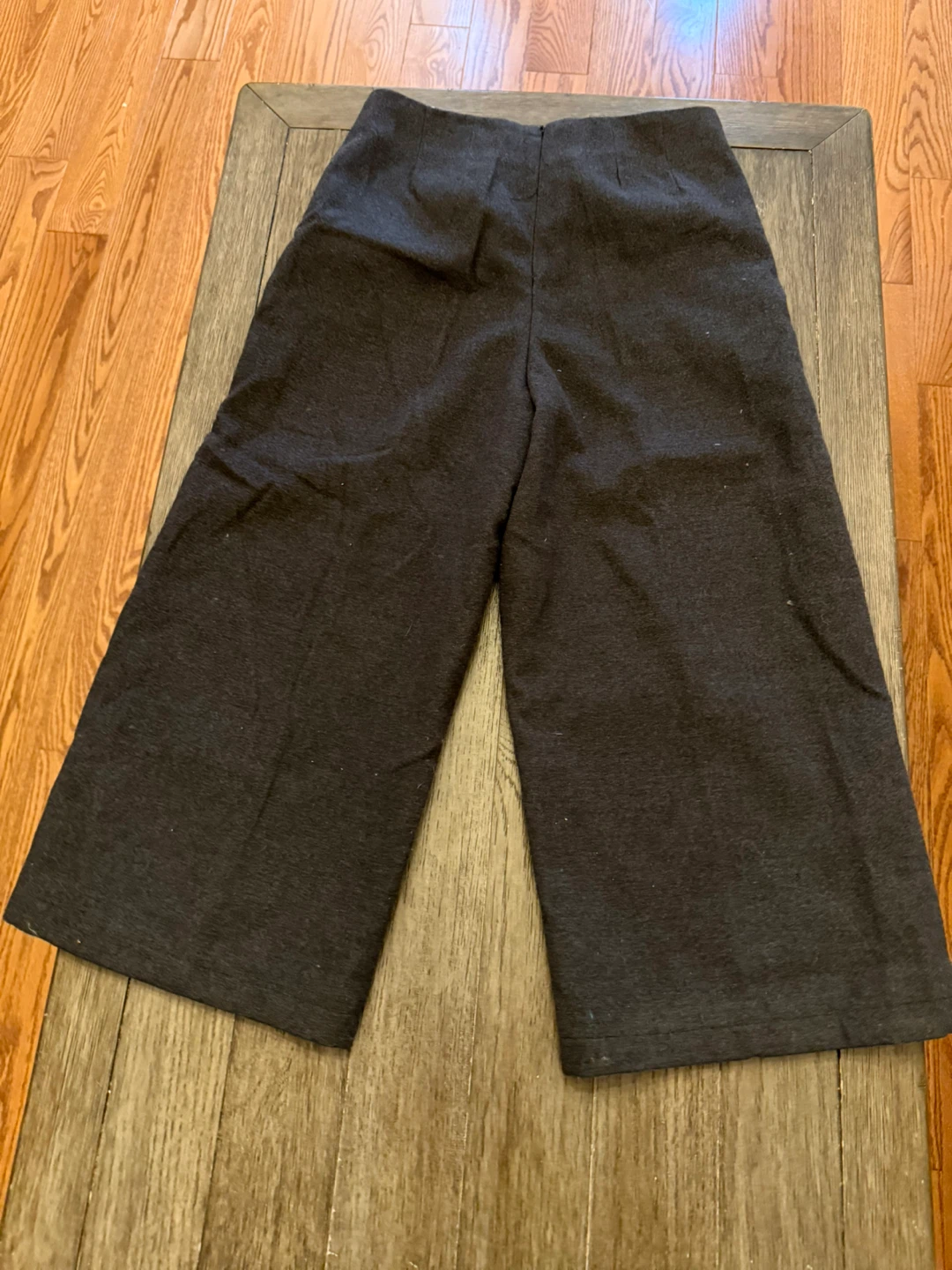 Senhorita Wide Leg Dark Grey Pants