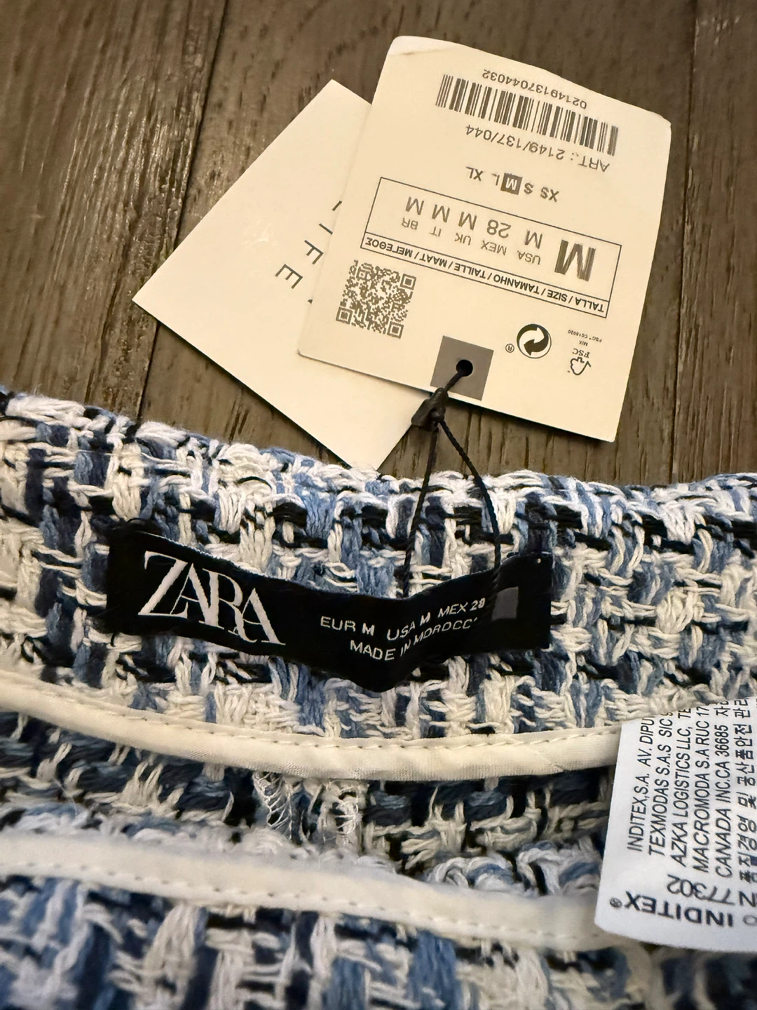 Zara Tweed Skort - Size M - photo 2