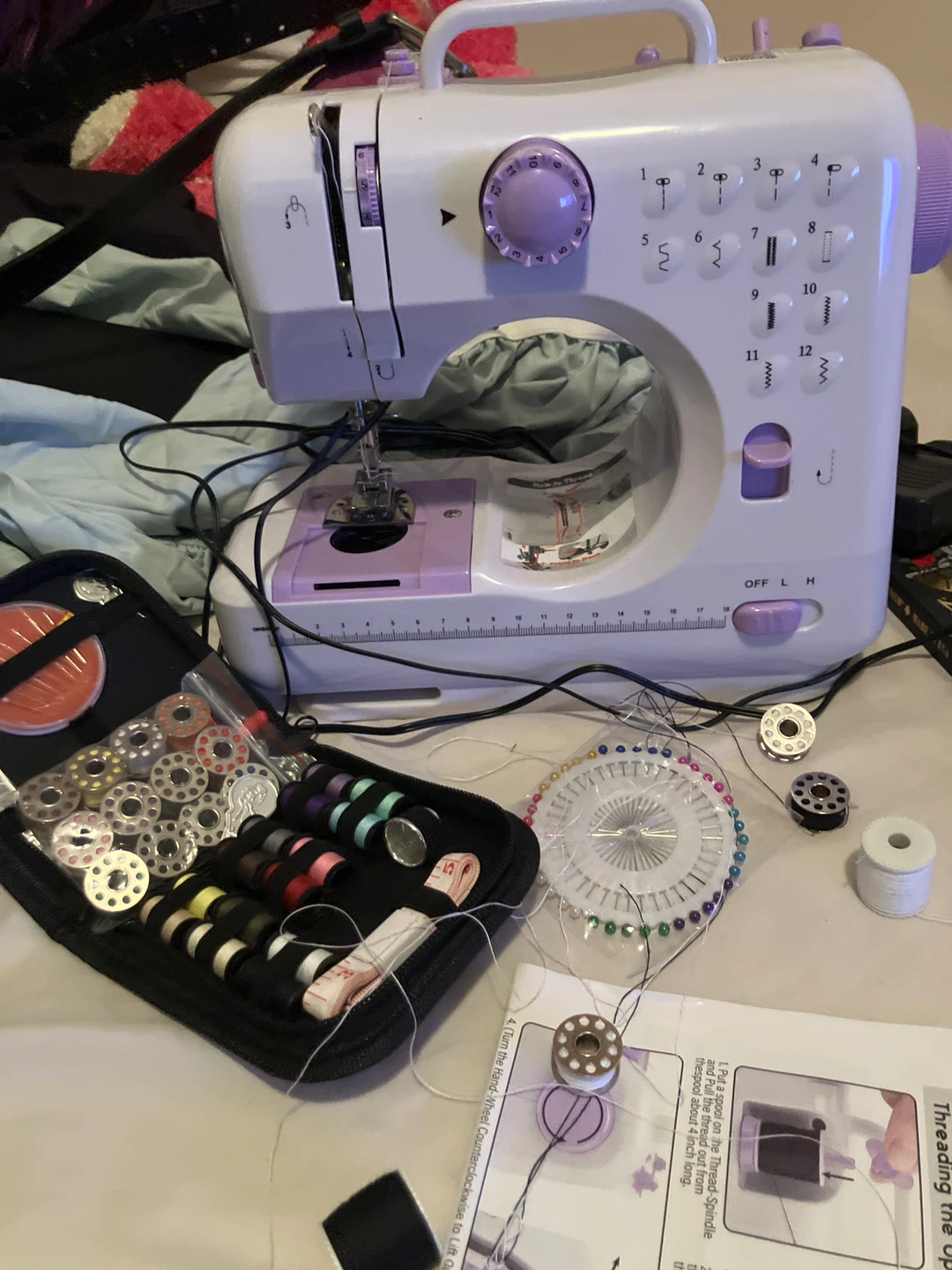 Portable Sewing Machine with Accessories
