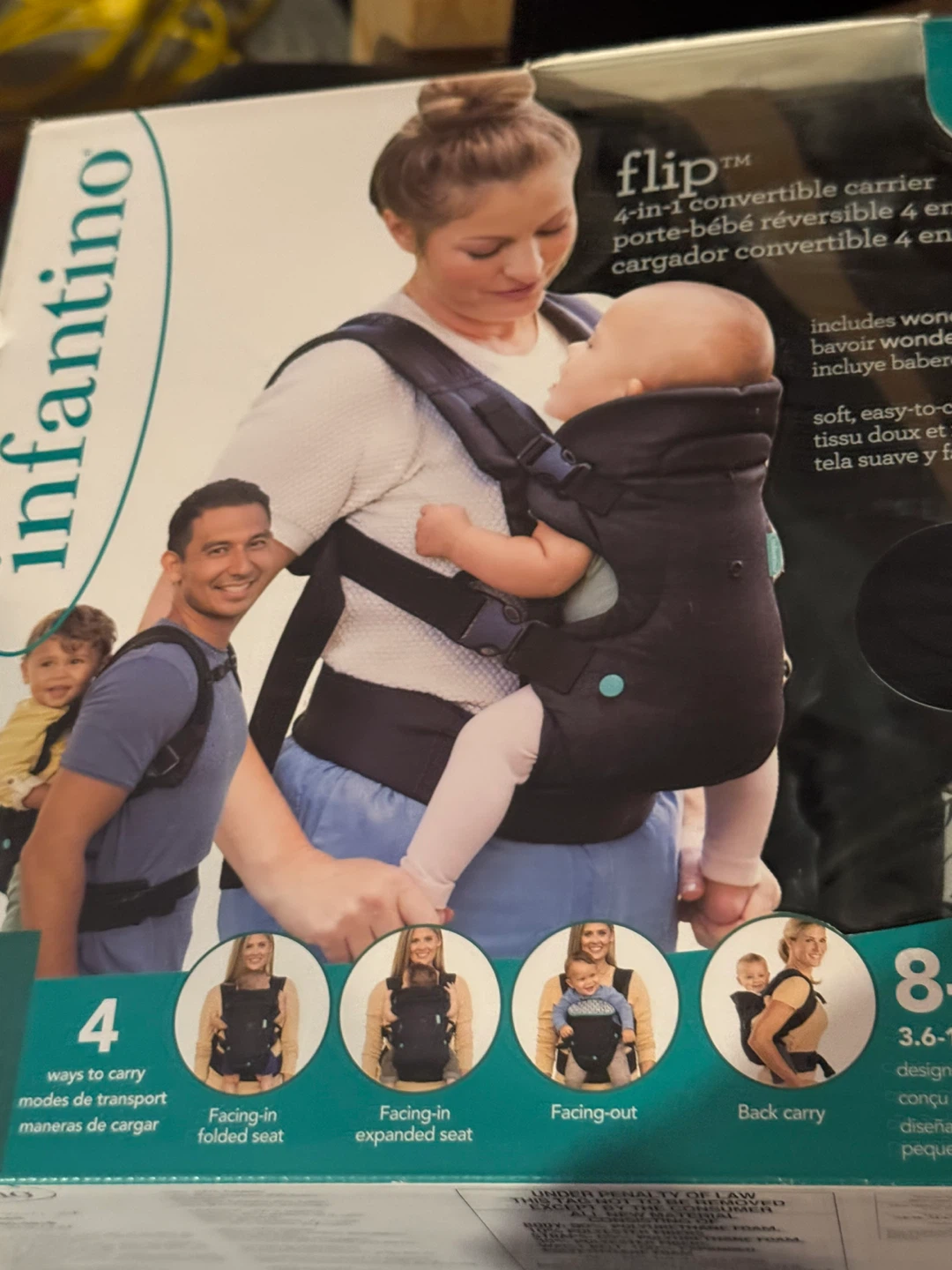 Infantino Flip 4-in-1 Convertible Carrier