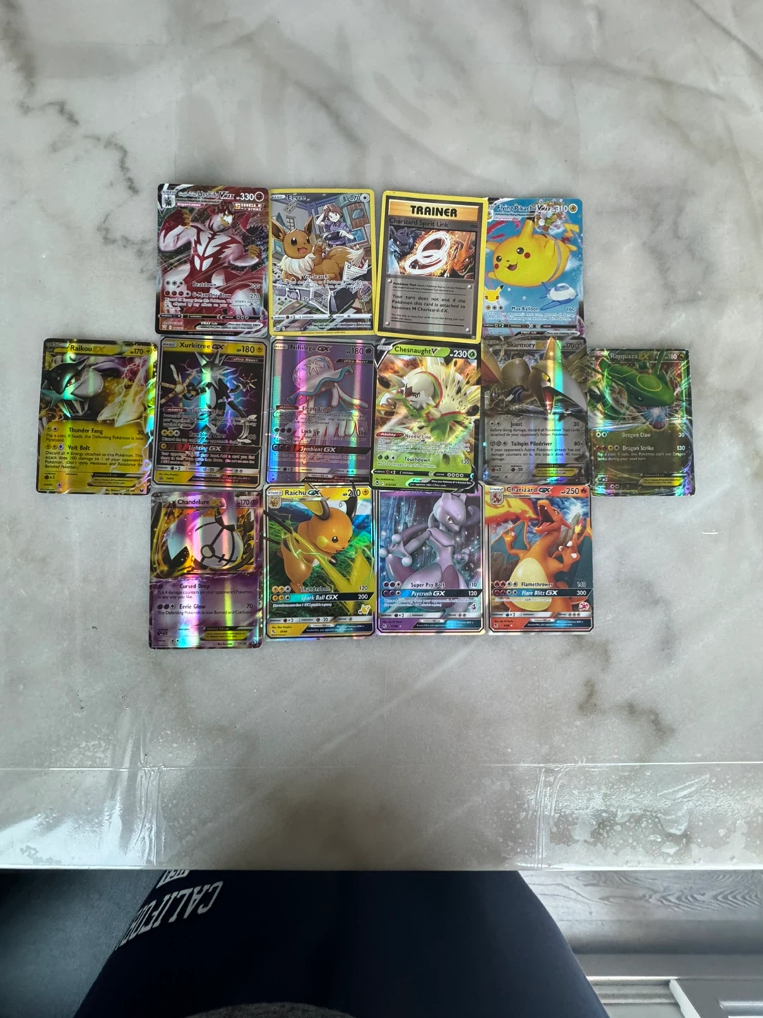 Pokemon Trading Cards - Assorted GX, EX, V, VMAX