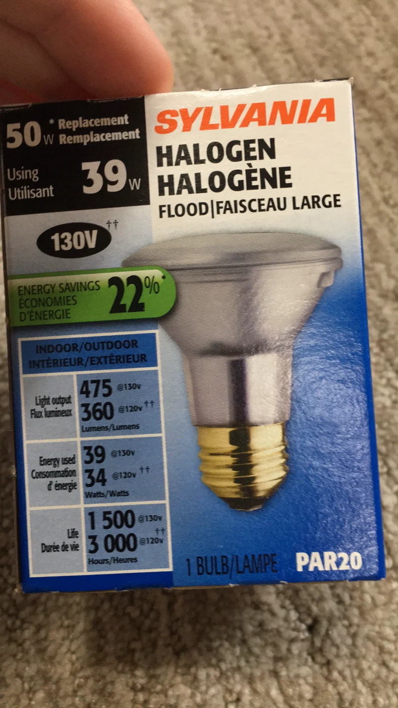 Sylvania Halogen Flood PAR20 Light Bulb - photo 5