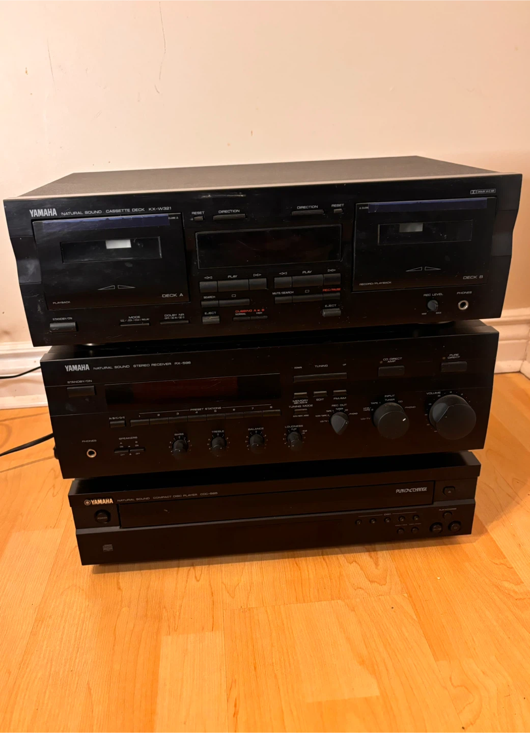 Yamaha Natural Sound Stereo System – 3 Piece
