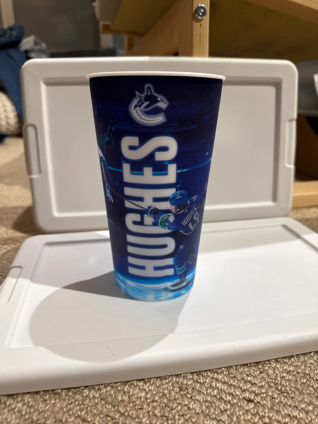 Rogers Canucks Quinn Hughes Trophy Cup