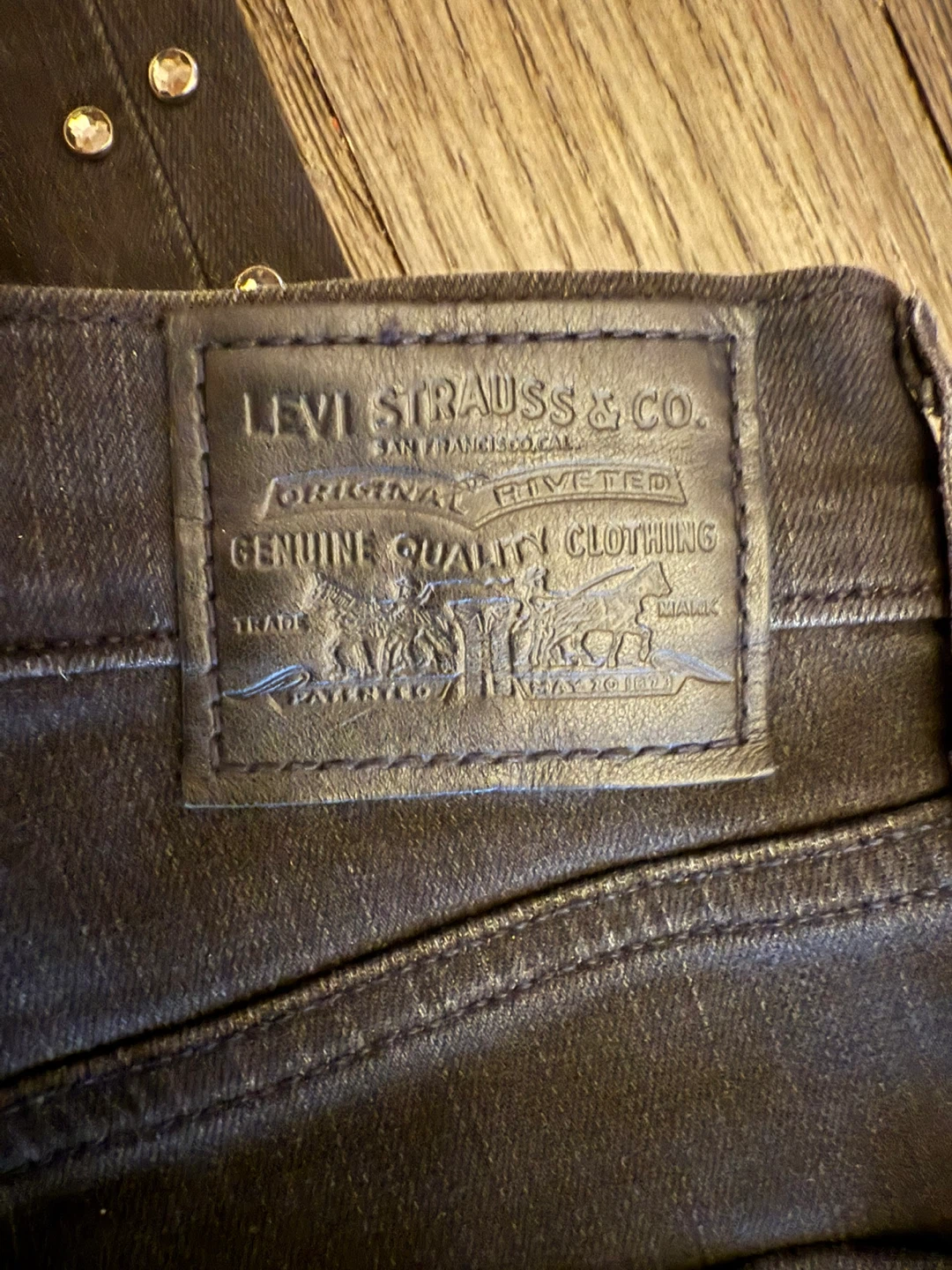 Levi's Mile High Super Skinny Jeans - Size 24 - photo 3