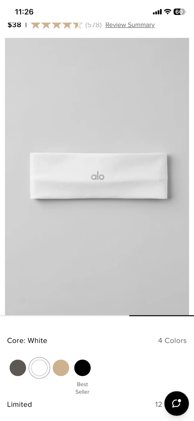 Alo Airlift Headband - Core White