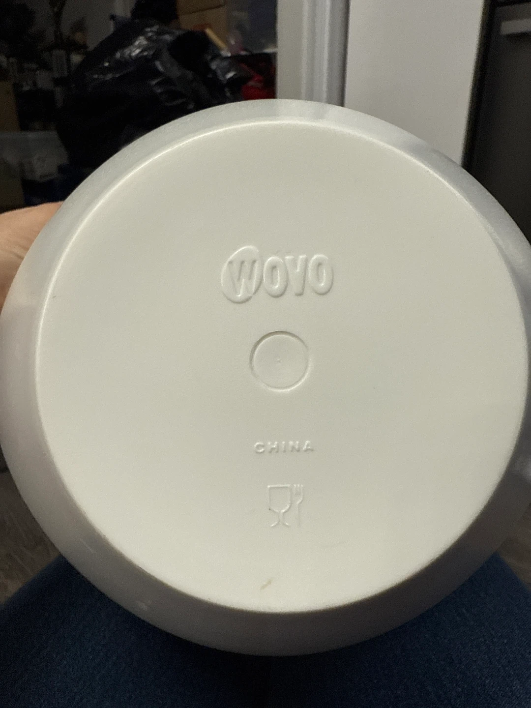 WOVO White Salad Bowl with Serving Spoons - photo 4