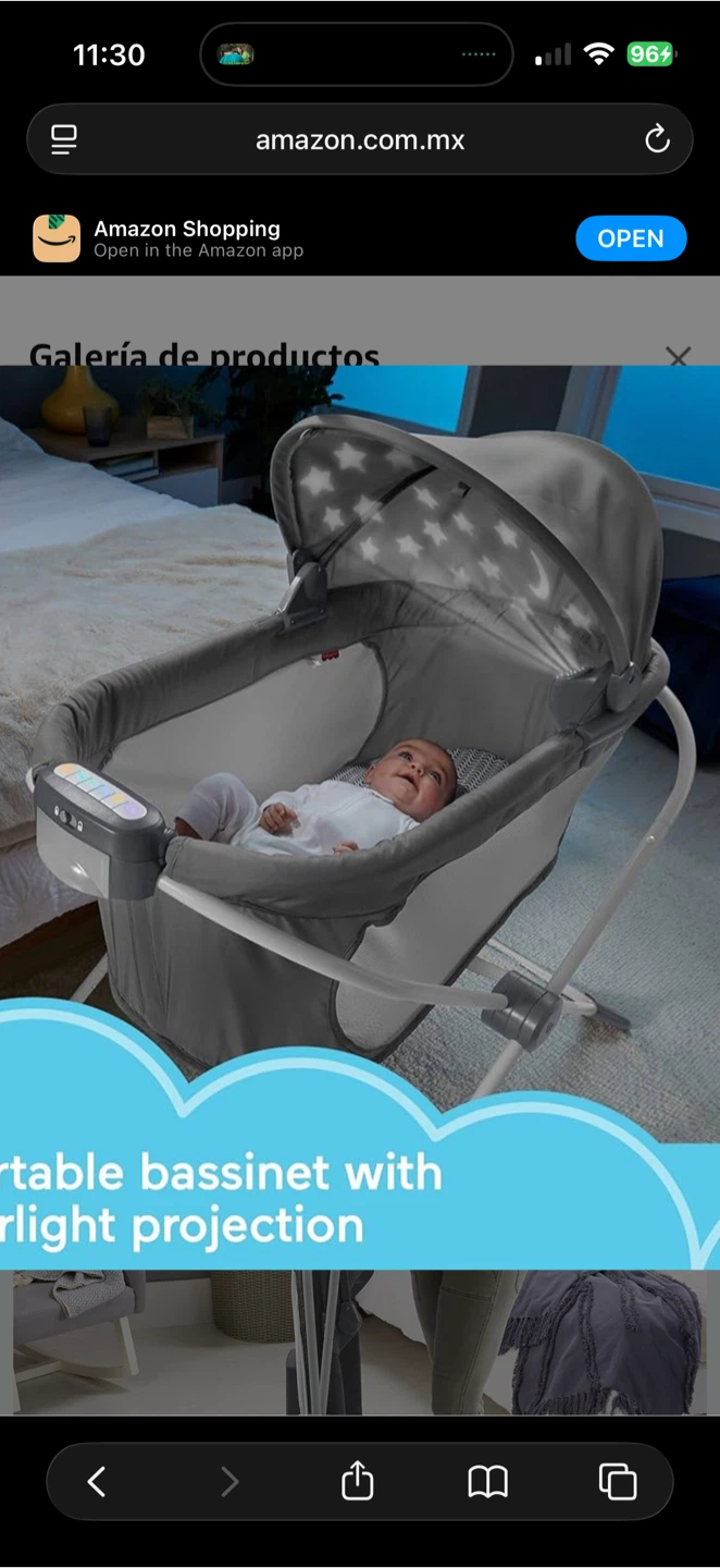 Fisher-Price Soothing View Baby Bassinet