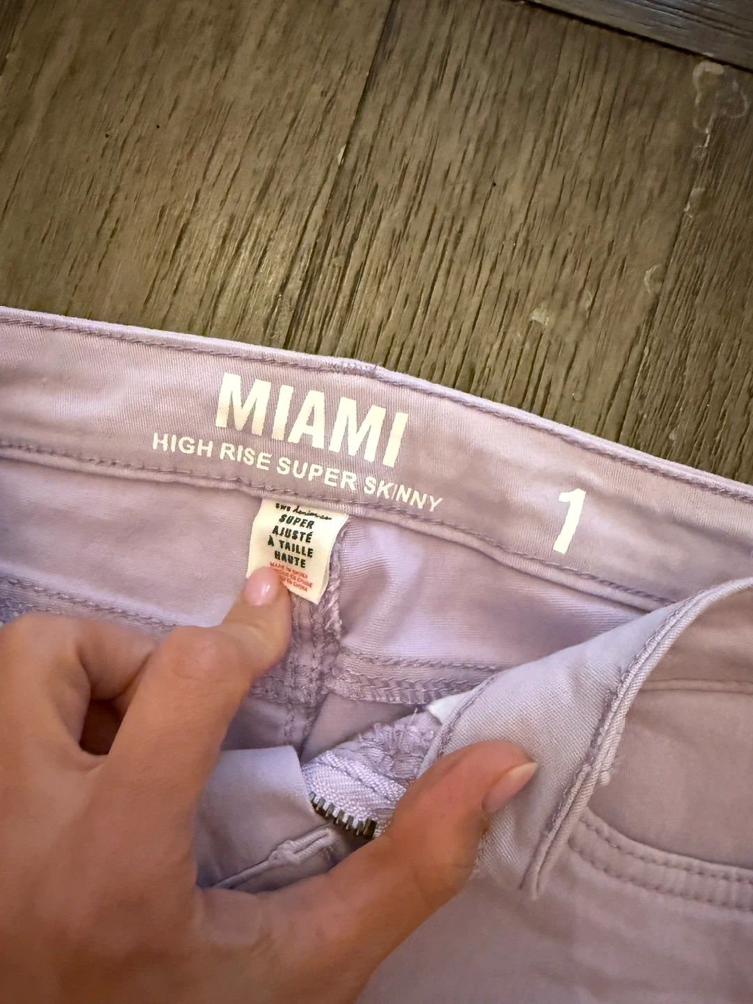 Miami High Rise Super Skinny Jeans - Size 1 - photo 2