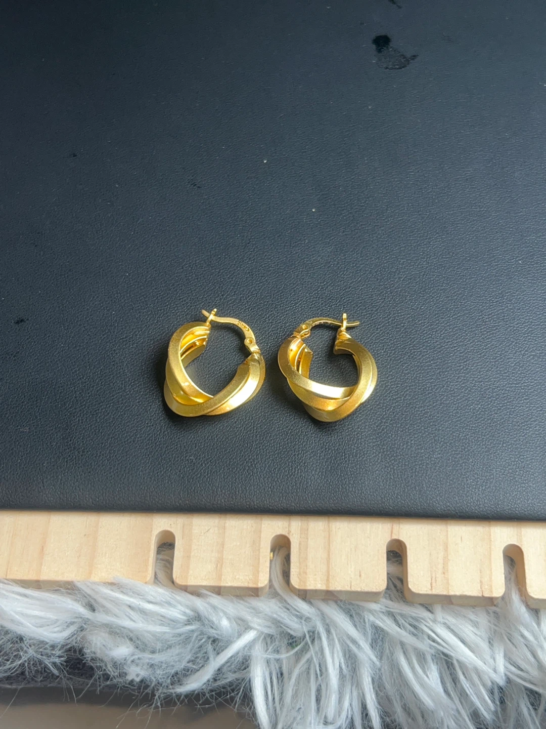 Gold Hoop Earrings - photo 3