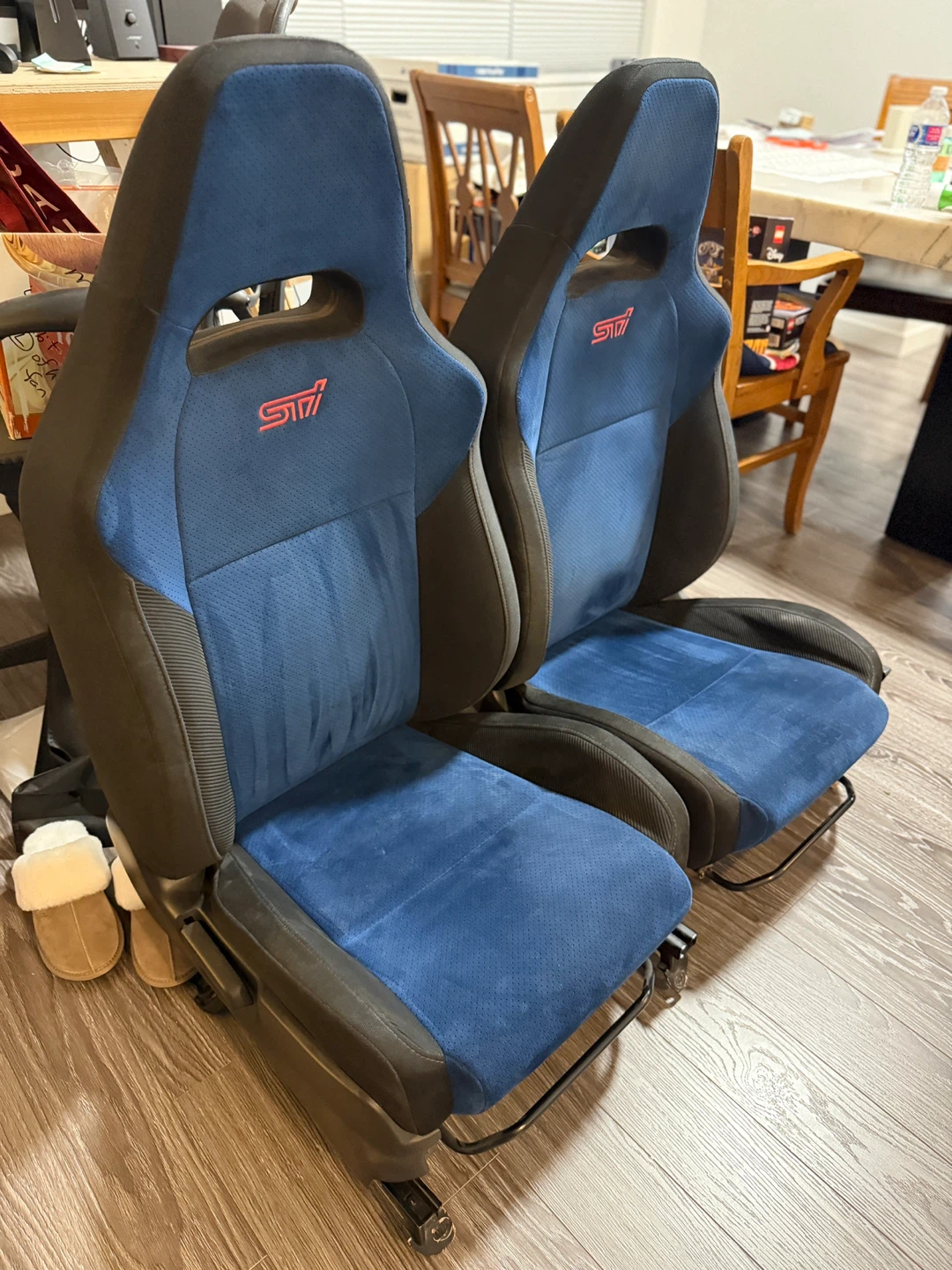 2006 USDM Subaru STI Blue Racing Seats - Pair - photo 3