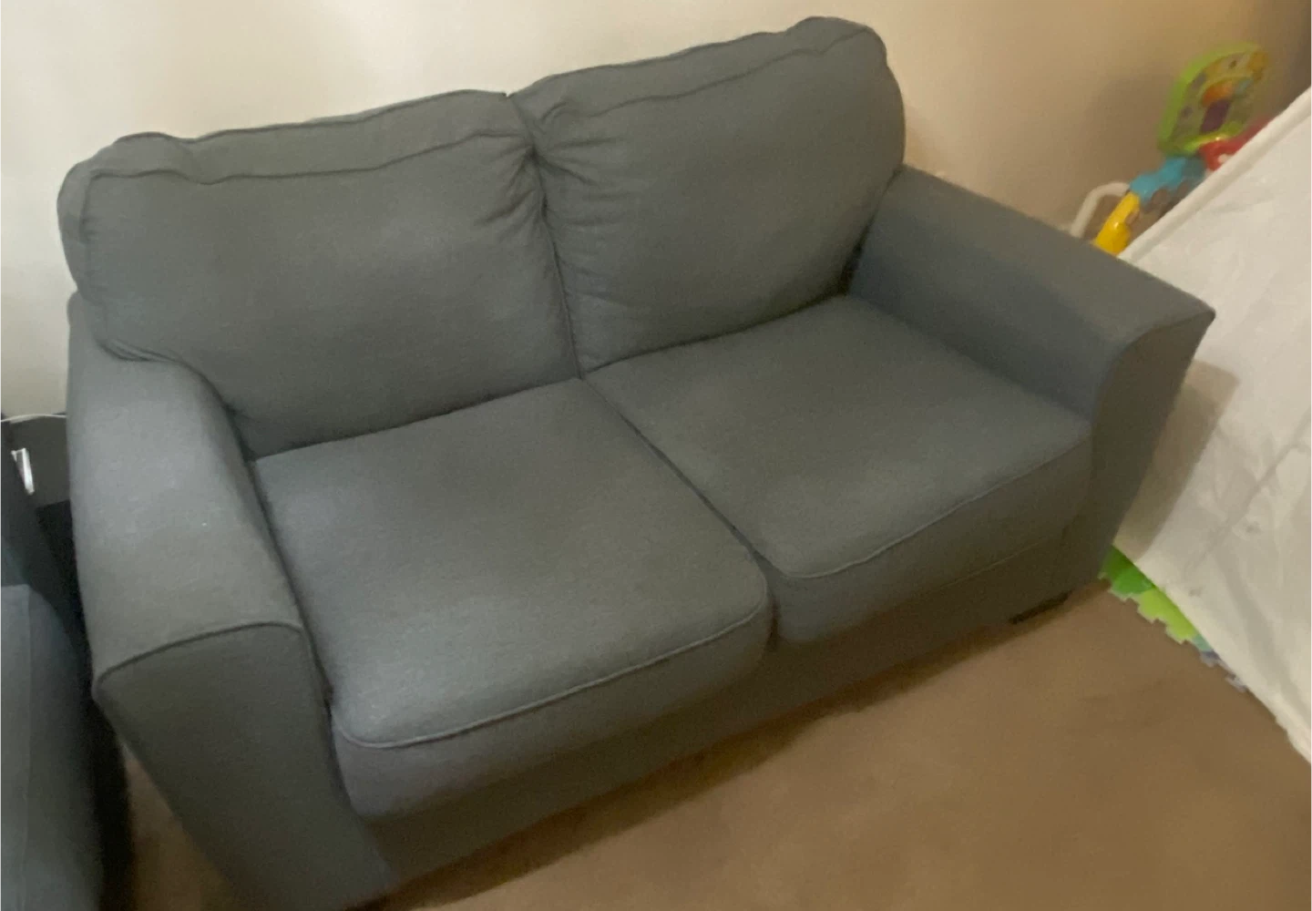 Grey 3-Seater Sofa and Loveseat Set - photo 4