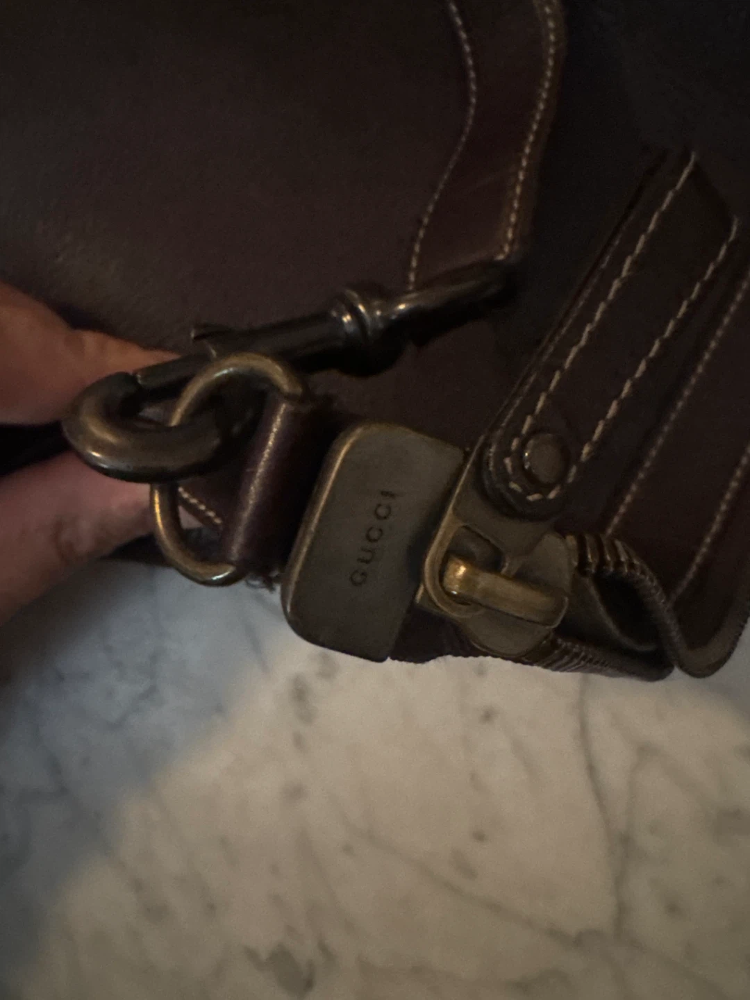 Gucci Brown Leather Shoulder Bag - photo 2