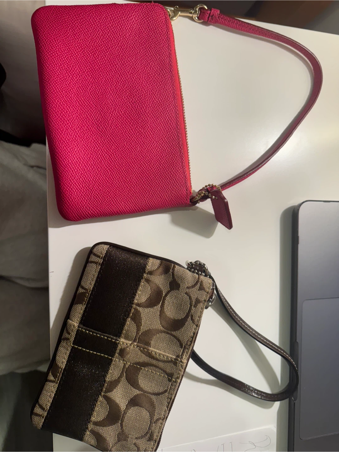 Coach Wristlets - Pink & Brown - photo 2