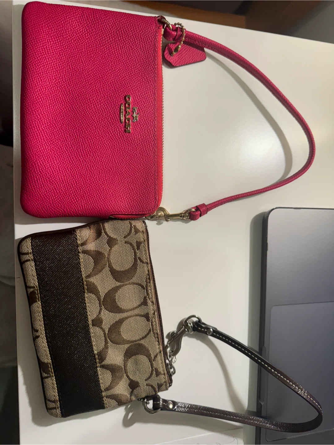 Coach Wristlets - Pink & Brown
