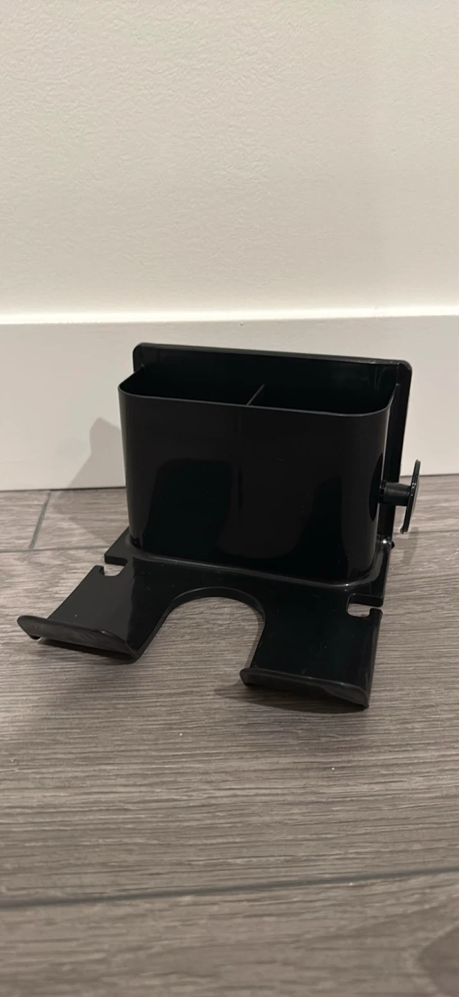 Black Plastic Hair dryer holder