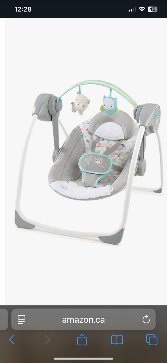 Ingenuity ConvertMe Swing-2-Seat Ridgedale - Like New!