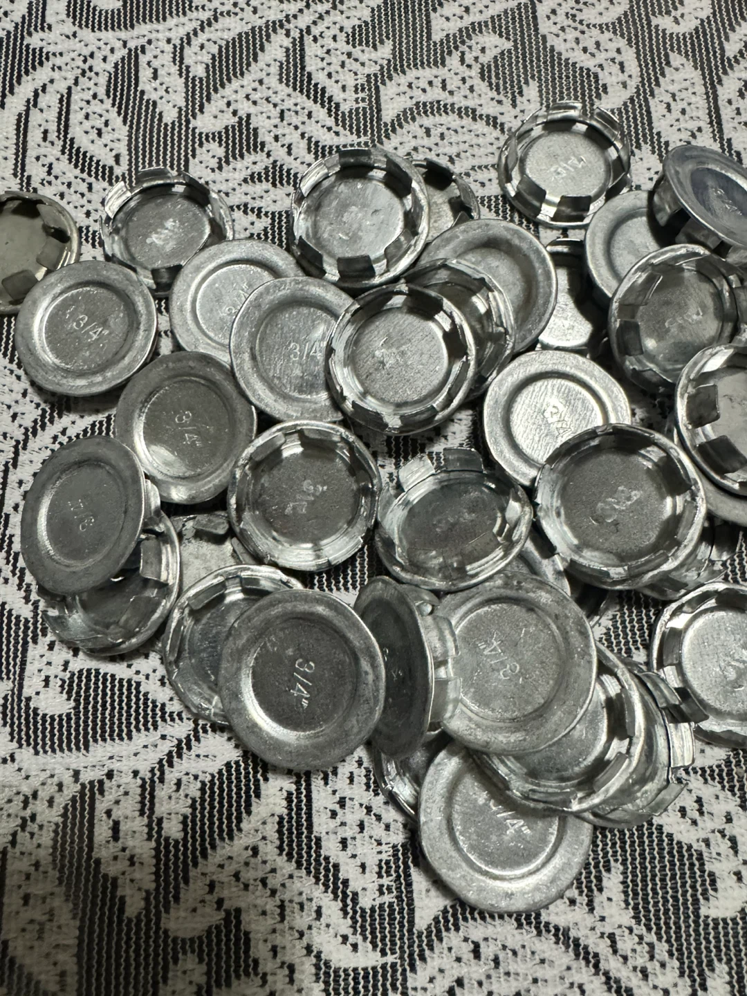 3/4" Metal Knockout Plugs - Electrical