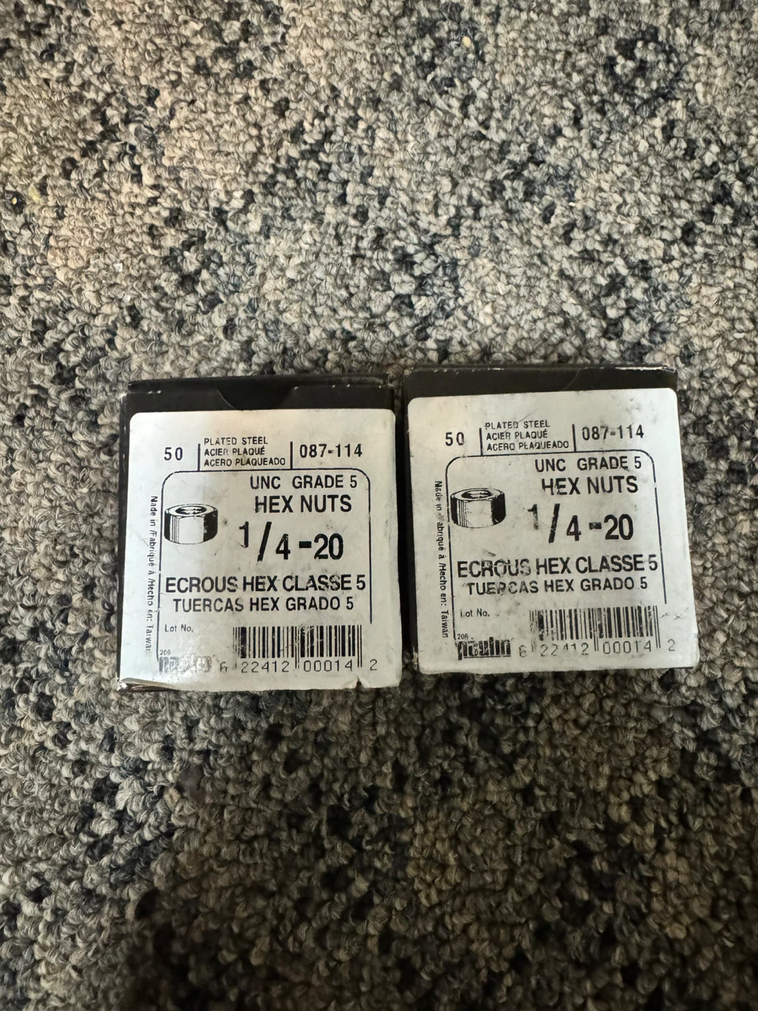 1/4-20 Hex Nuts
