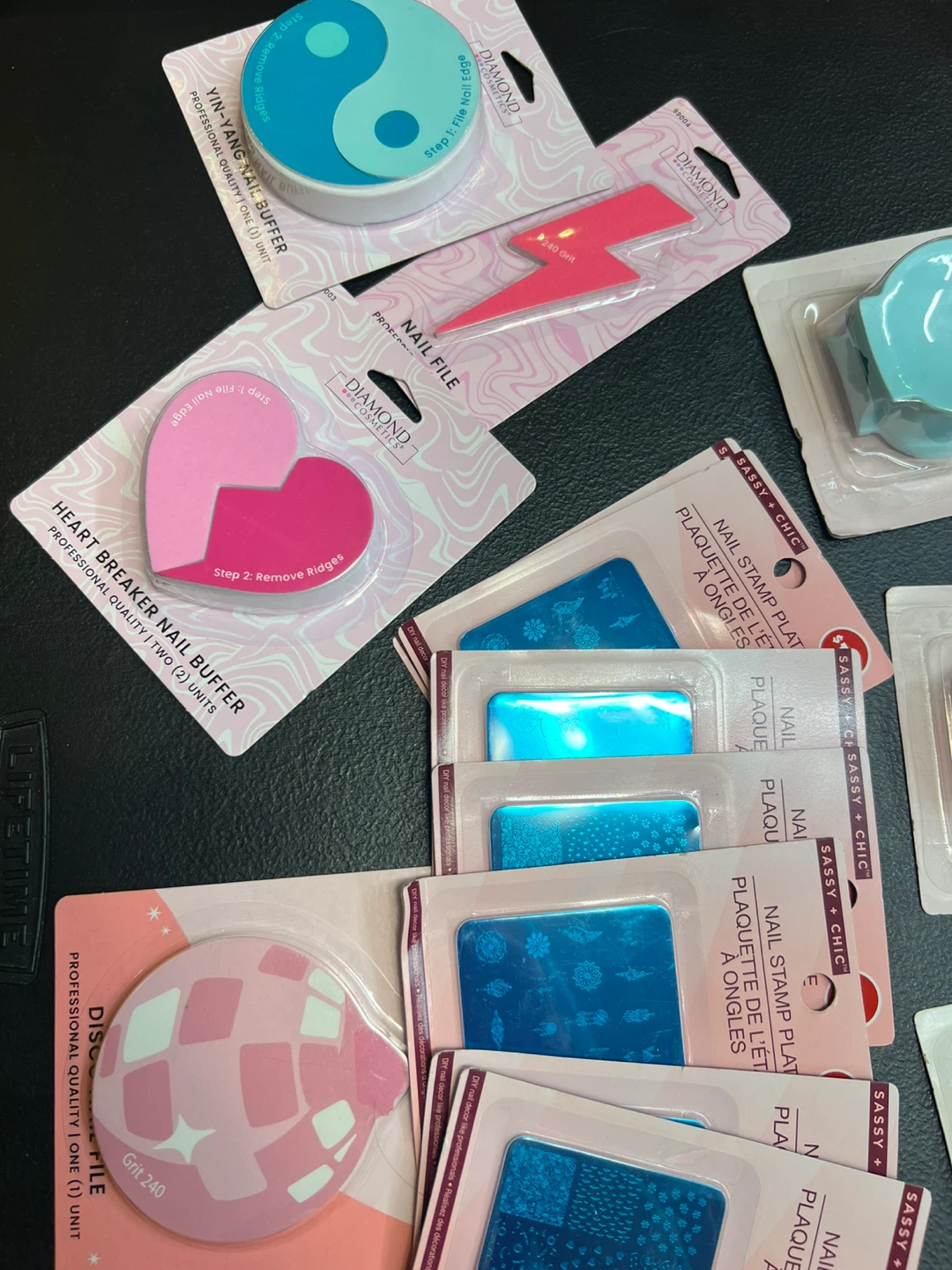 Headbands, Nail Files, Nail Stamp Plates=$20 - photo 3