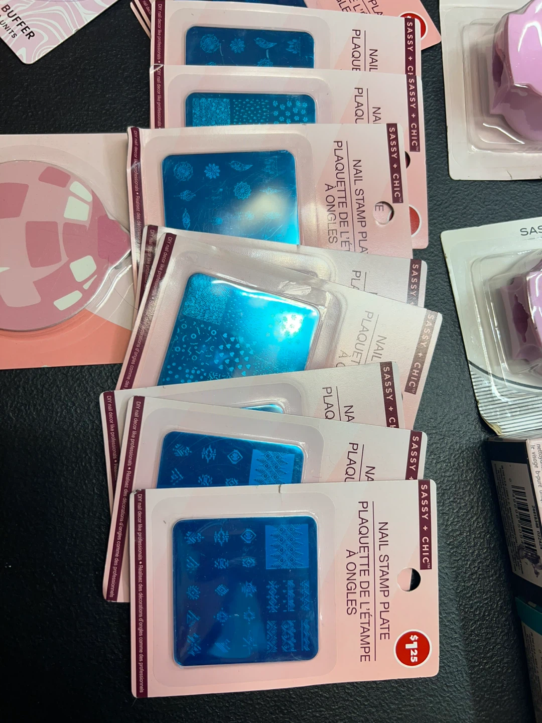 Headbands, Nail Files, Nail Stamp Plates=$20 - photo 2