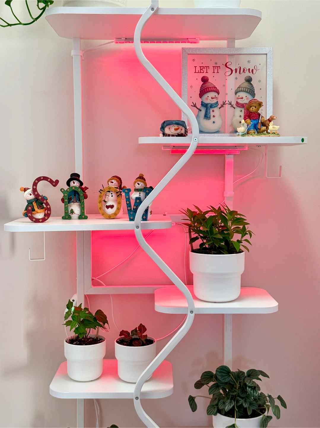Plant Stand with Grow Lights, timer and lockable wheels