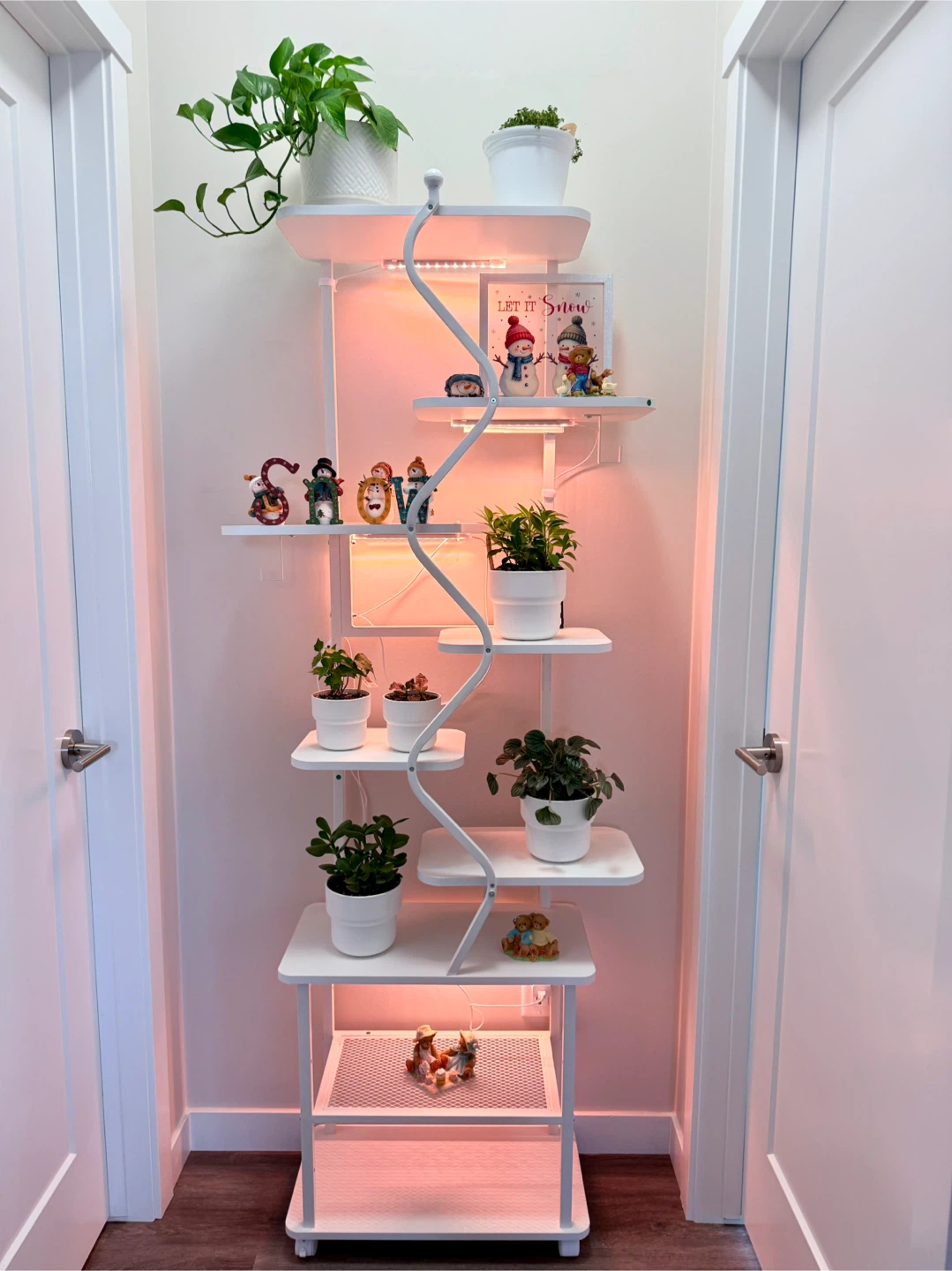 Plant Stand with Grow Lights, timer and lockable wheels - photo 3