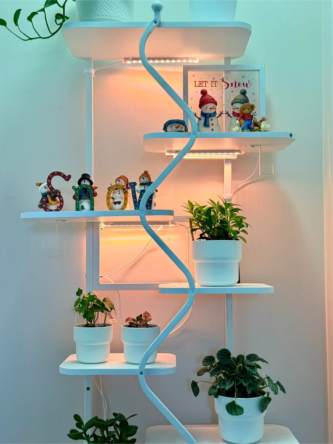 Plant Stand with Grow Lights, timer and lockable wheels - photo 4