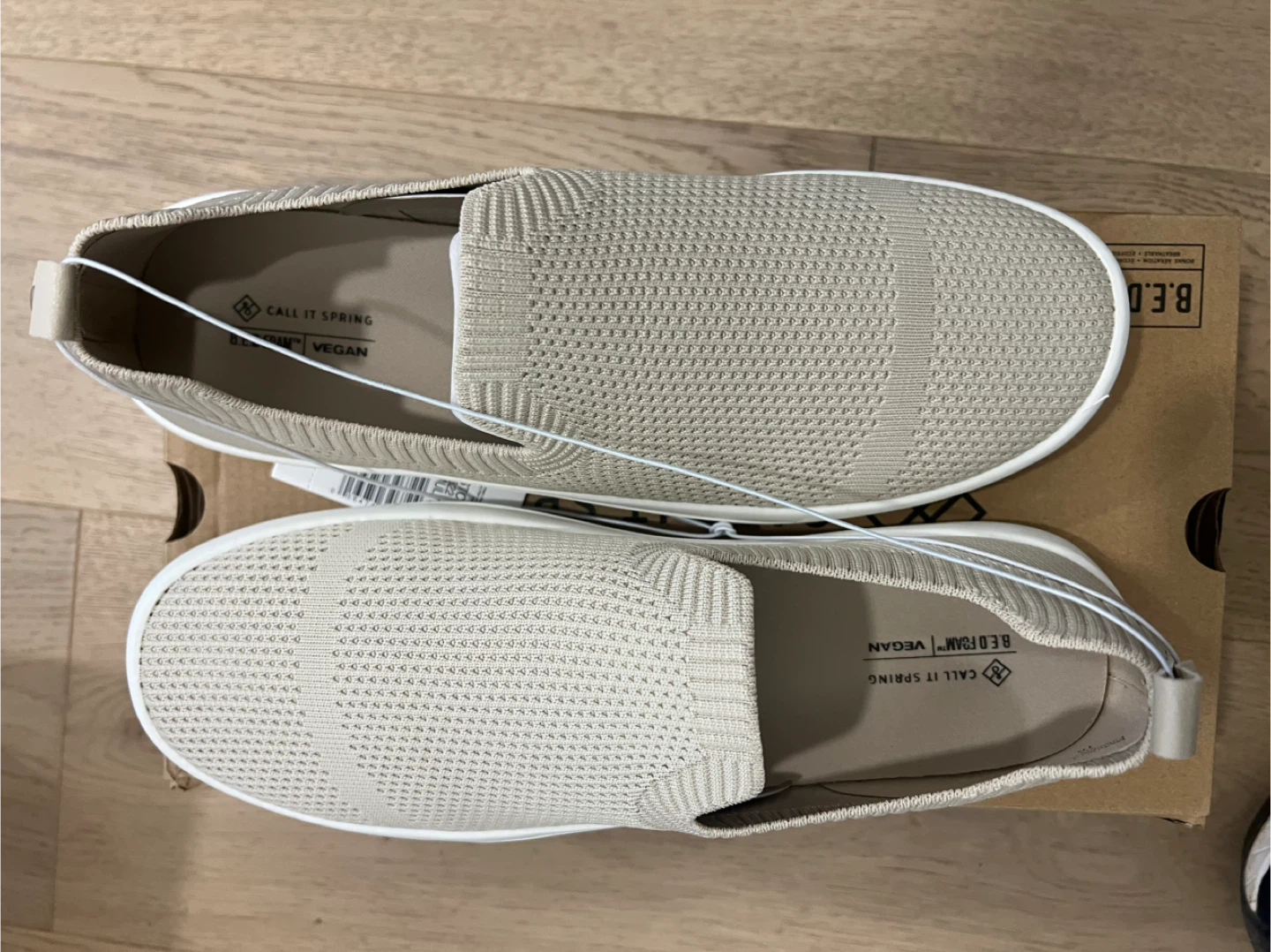 Call It Spring B.E.D Foam Vegan Slip-On Shoes - Size 10