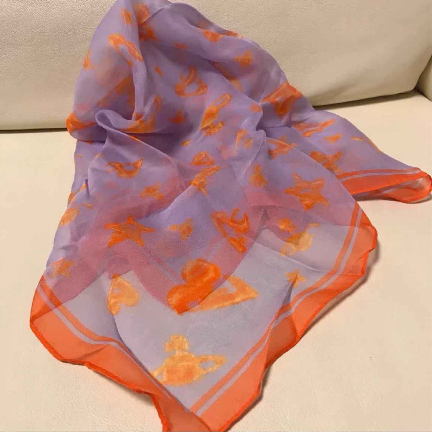 Vivienne Westwood Scarf - Purple & Orange - photo 3