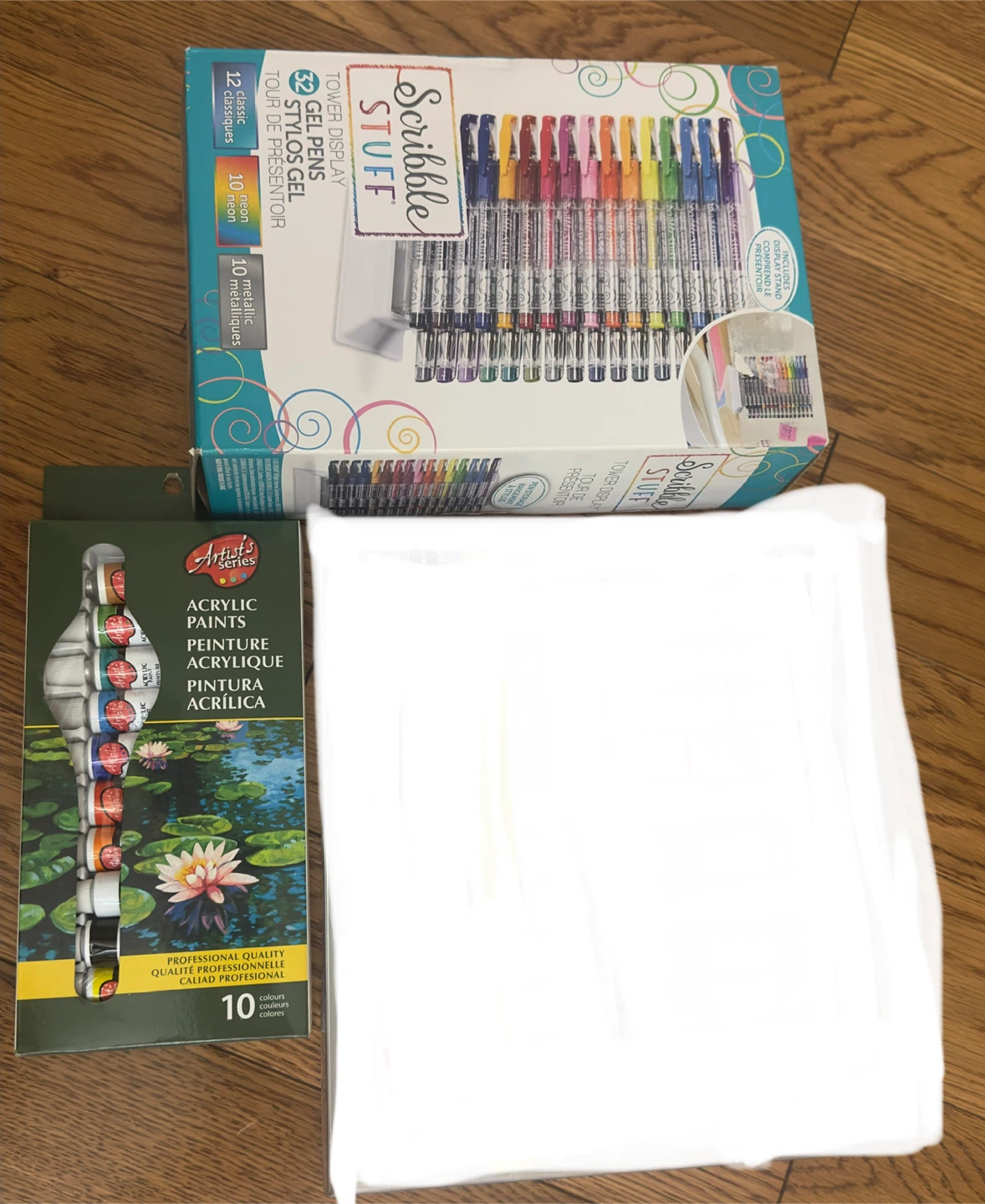 Brandnew Gel pen 32 pc.set,pottery set,keyboard and more