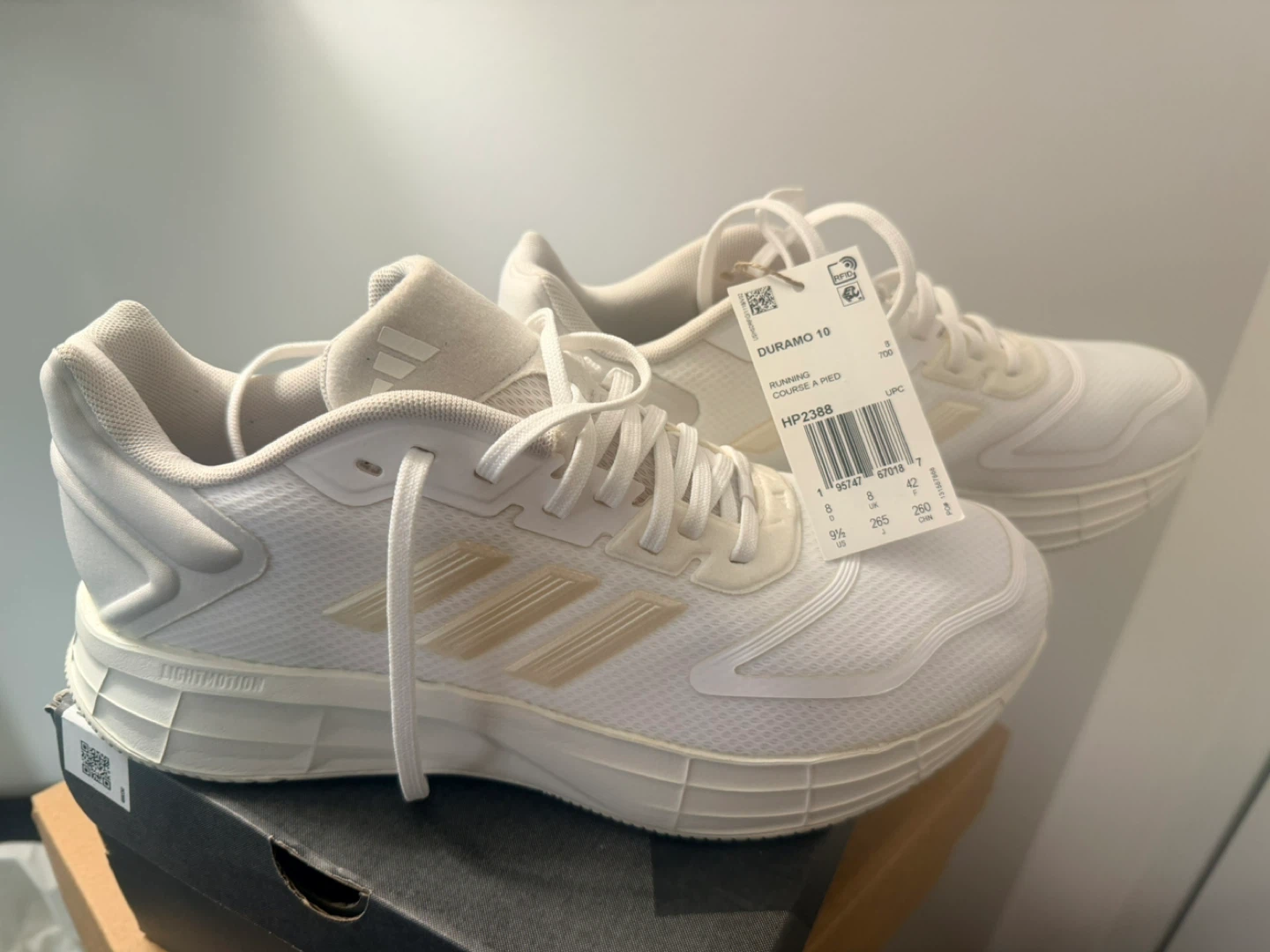 Adidas Duramo 10 Running Shoes - US 9.5 - photo 2