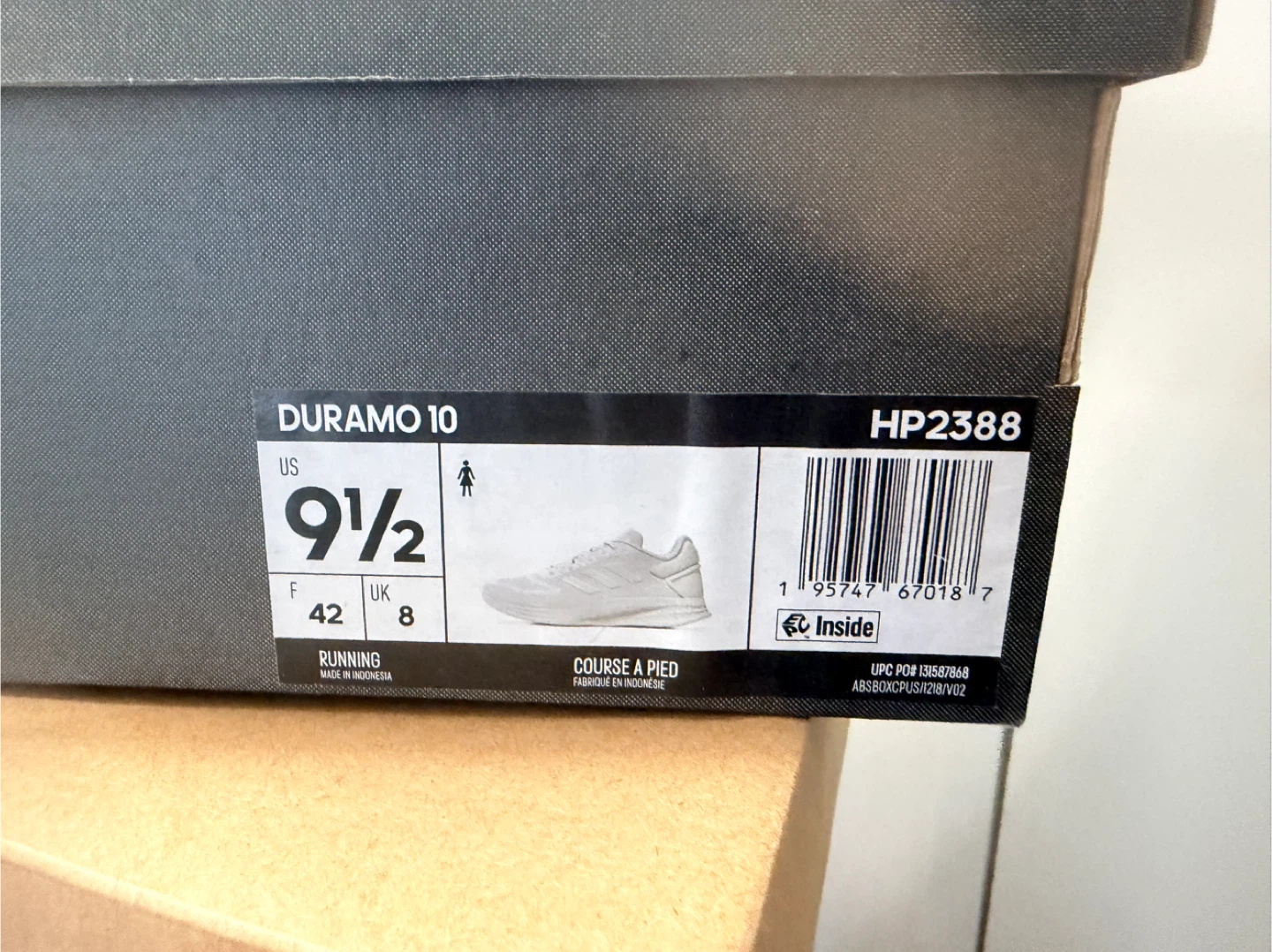 Adidas Duramo 10 Running Shoes - US 9.5 - photo 3