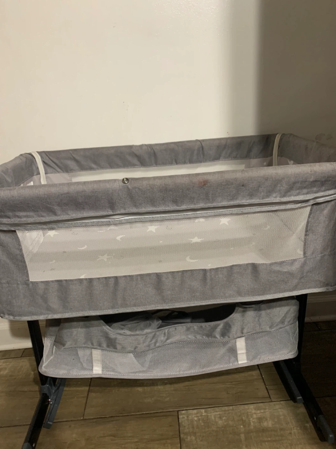 Grey Baby Bassinet - Used