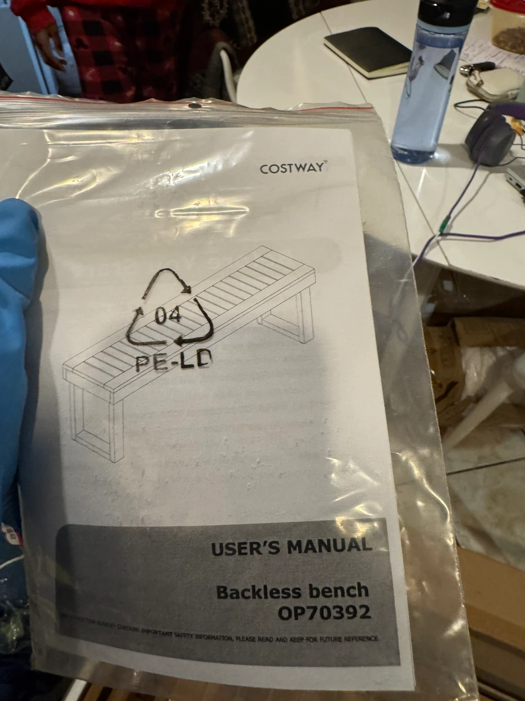 COSTWAY Backless Bench  - New in Box - photo 2