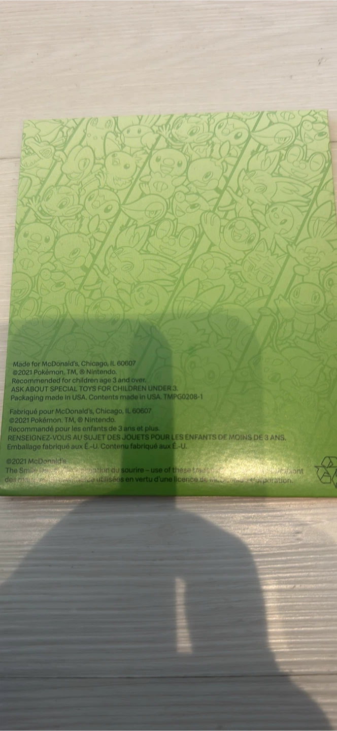 Pokémon McDonald's 2021 pack - photo 2