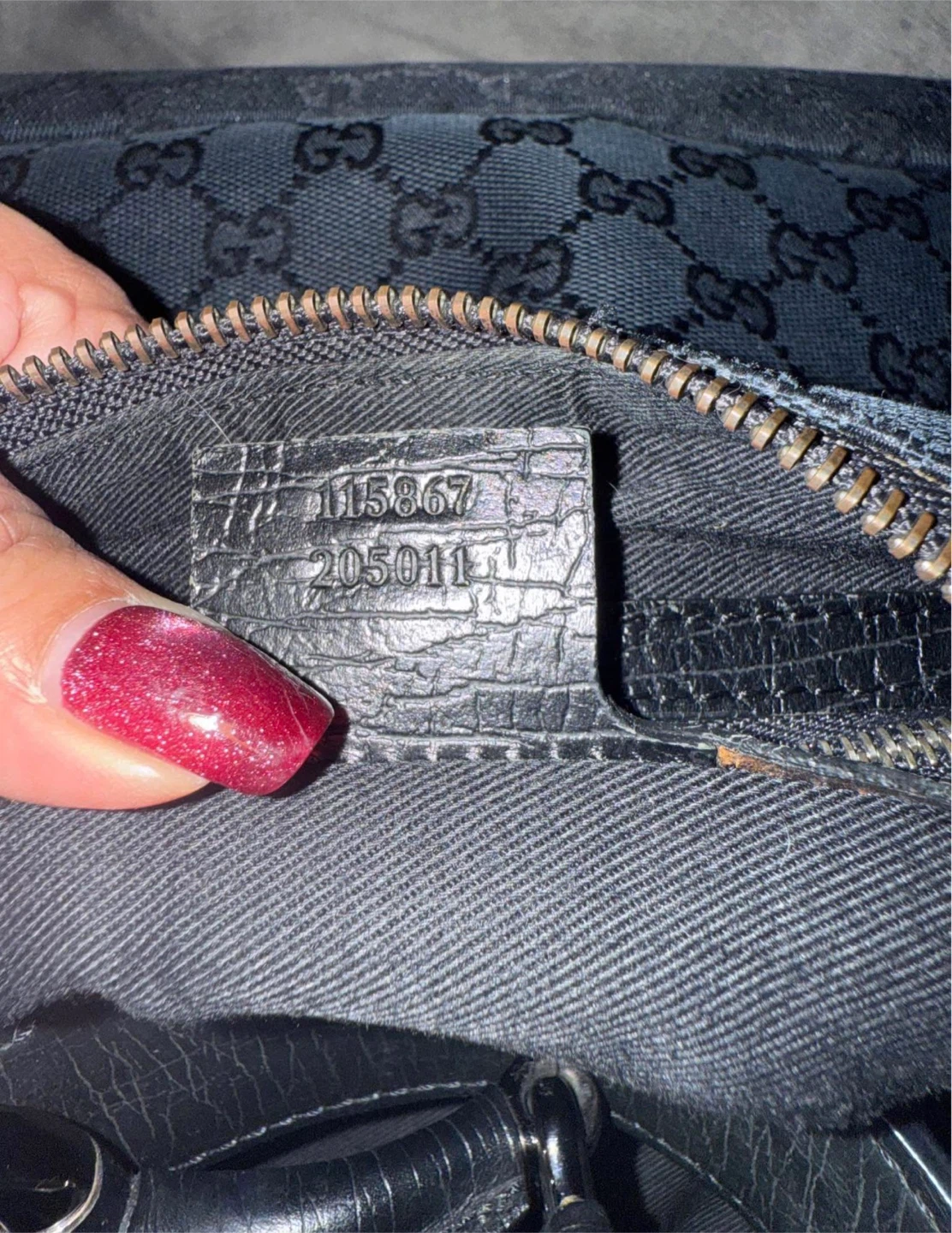 Gucci Black Canvas Hobo Bag - photo 2