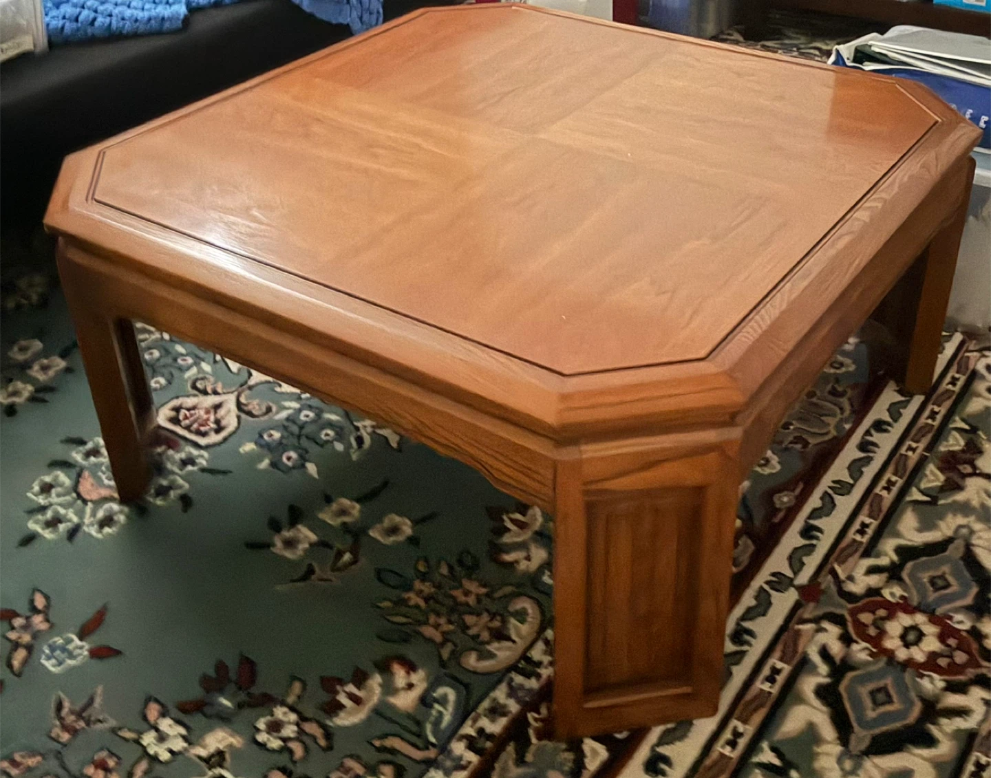 Coffee Table with 2 matching wood end tables - photo 2