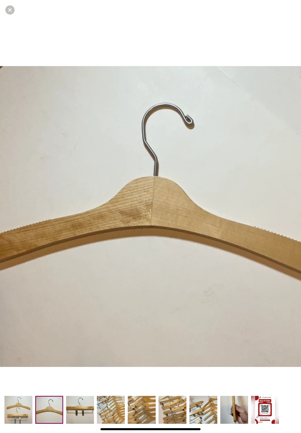 24 Wooden Hangers - photo 2