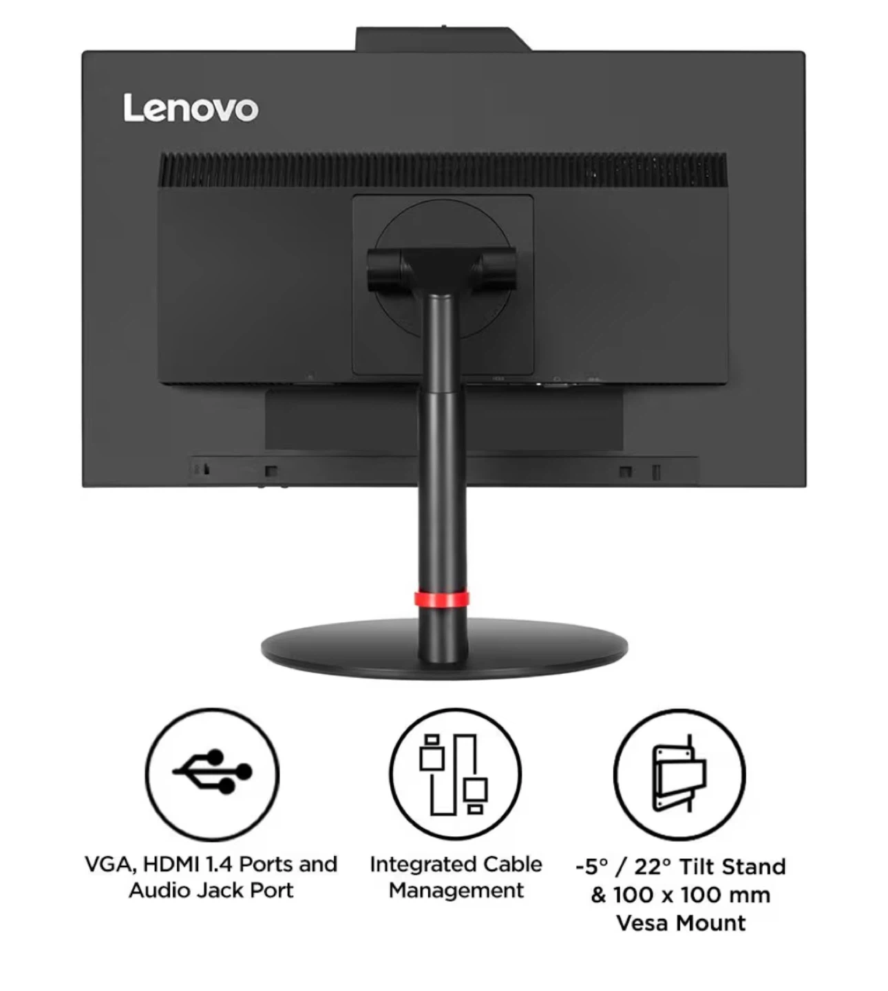 Lenovo ThinkVision T22v-20 21.5" FHD Monitor - photo 4
