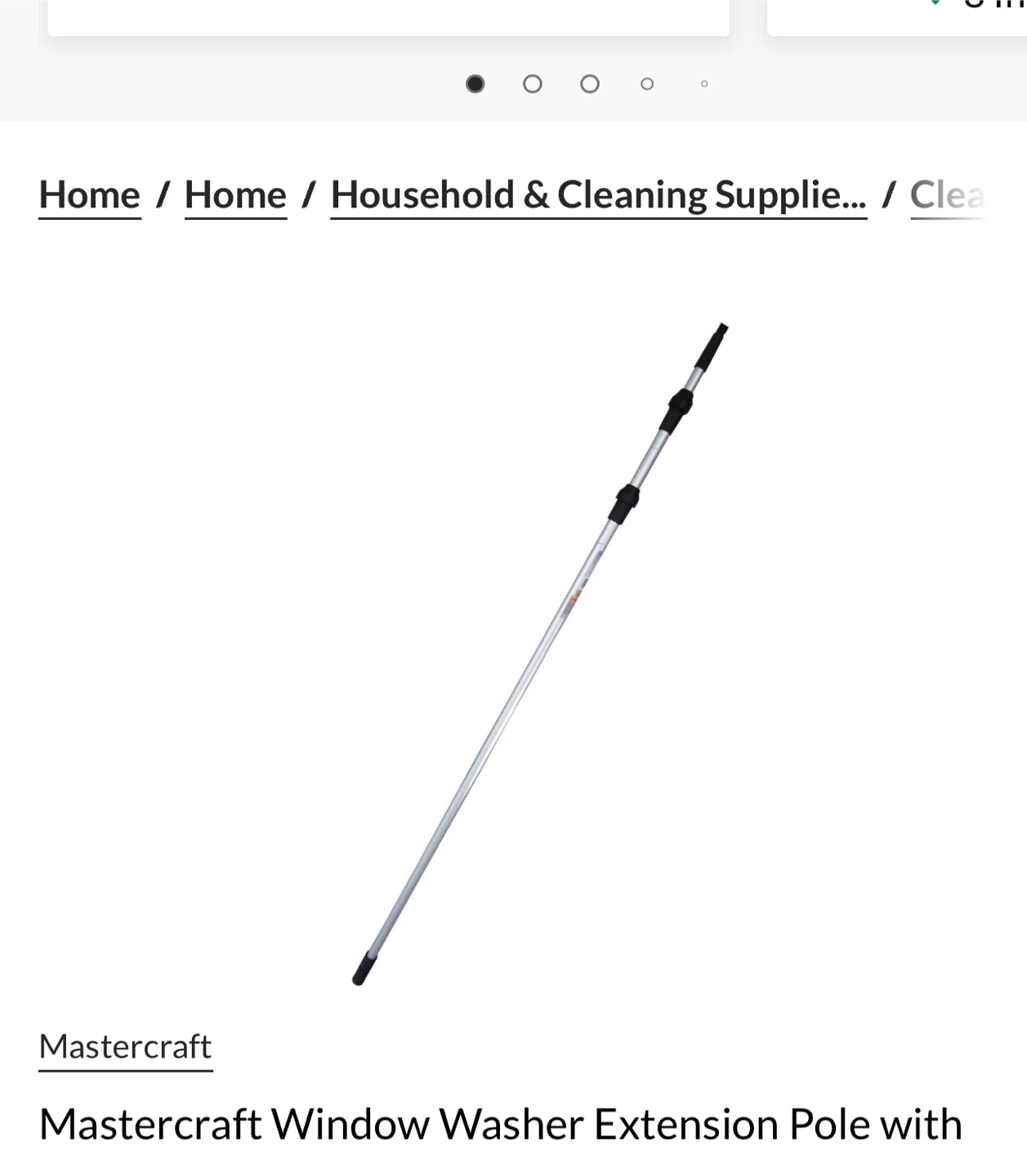 Mastercraft Window Washer Extension Pole