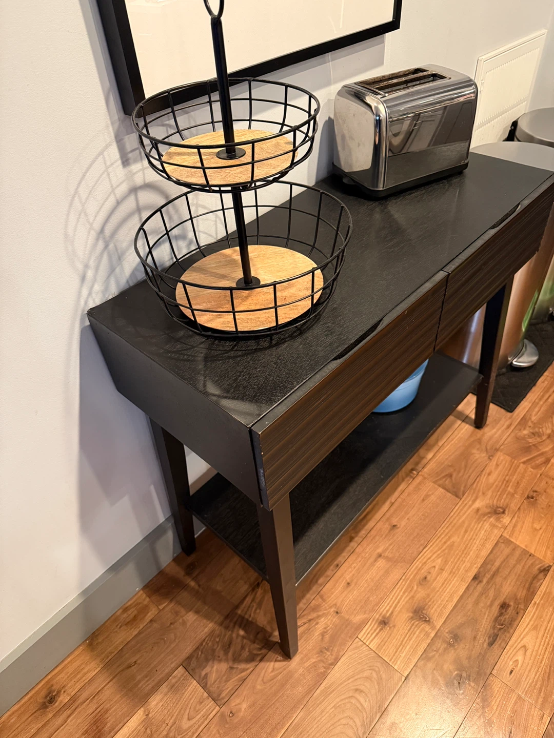 Black Console Table - photo 3