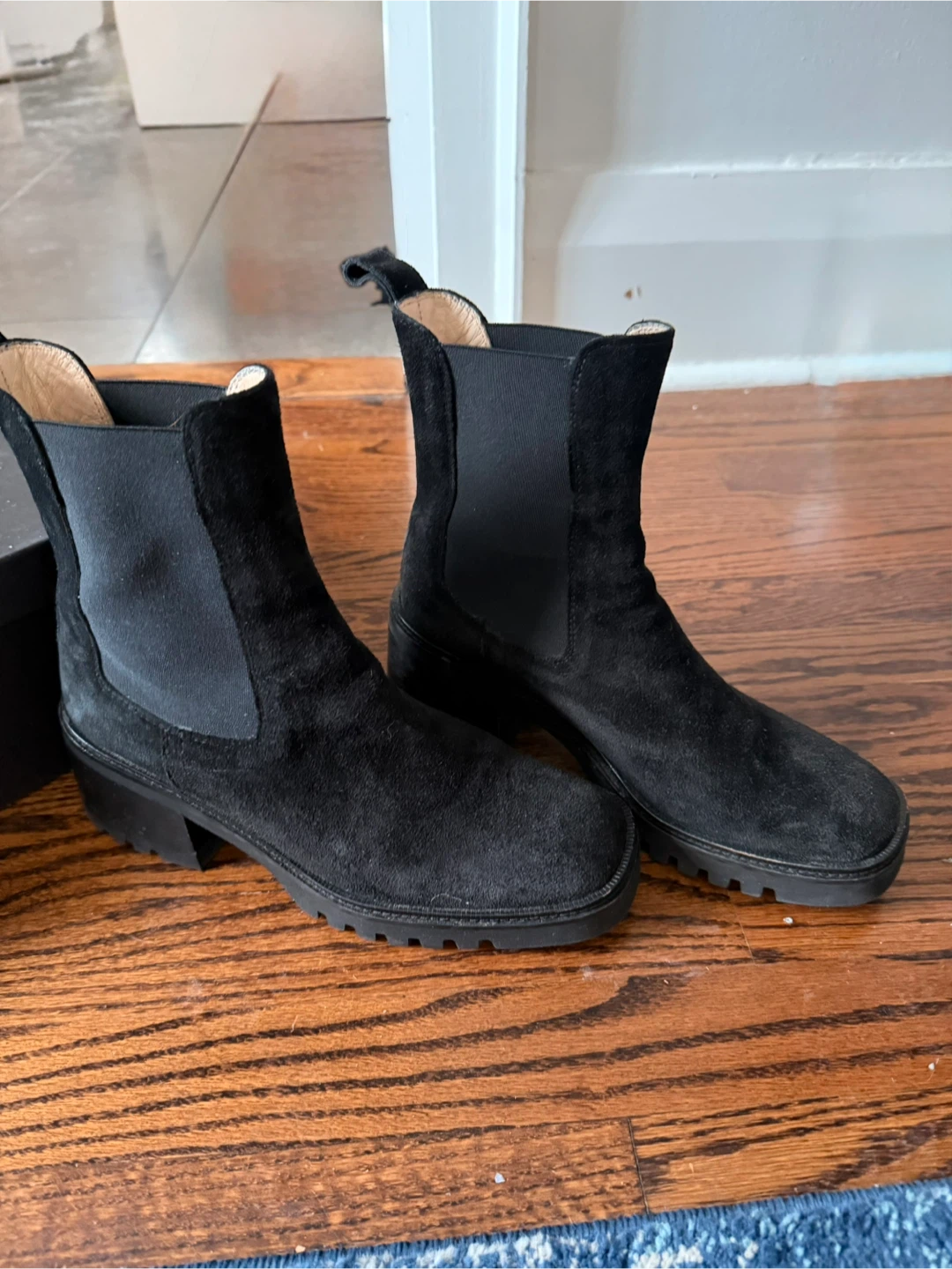 Ron White Black Suede Chelsea Boots - photo 3