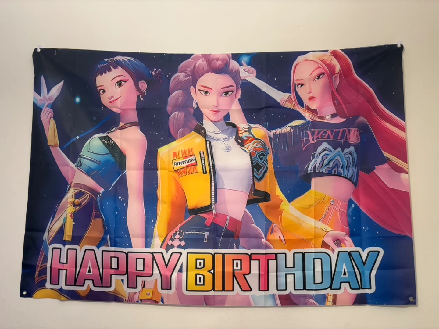 Kpop Demon Hunters Banner and Party Set