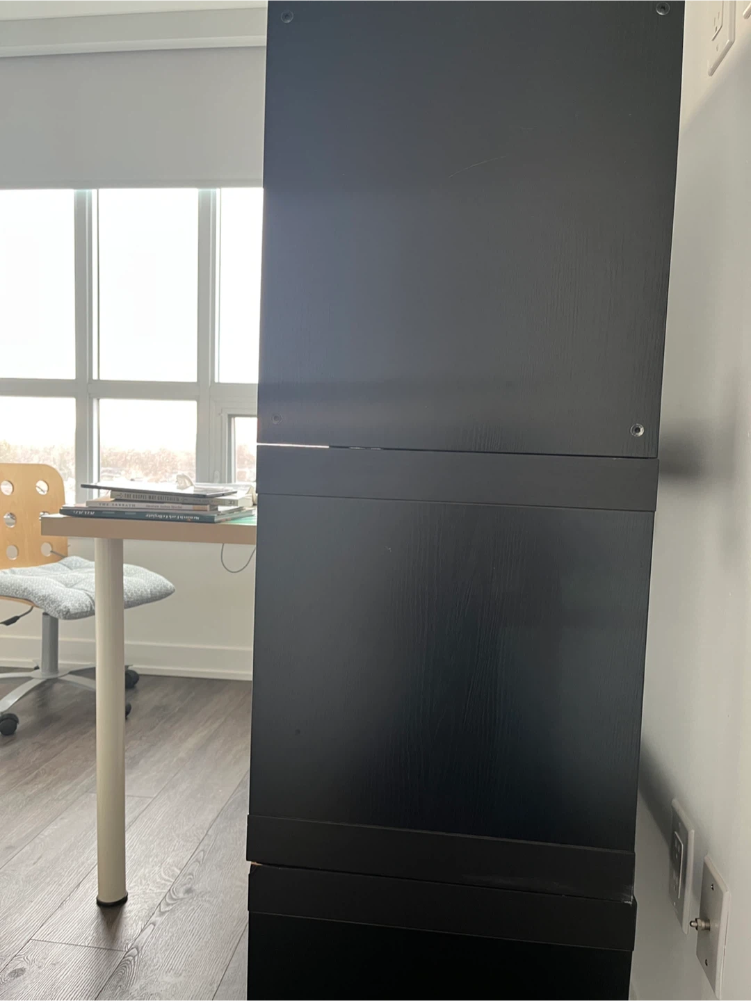 Black 3-Tier Cube Shelf - photo 3