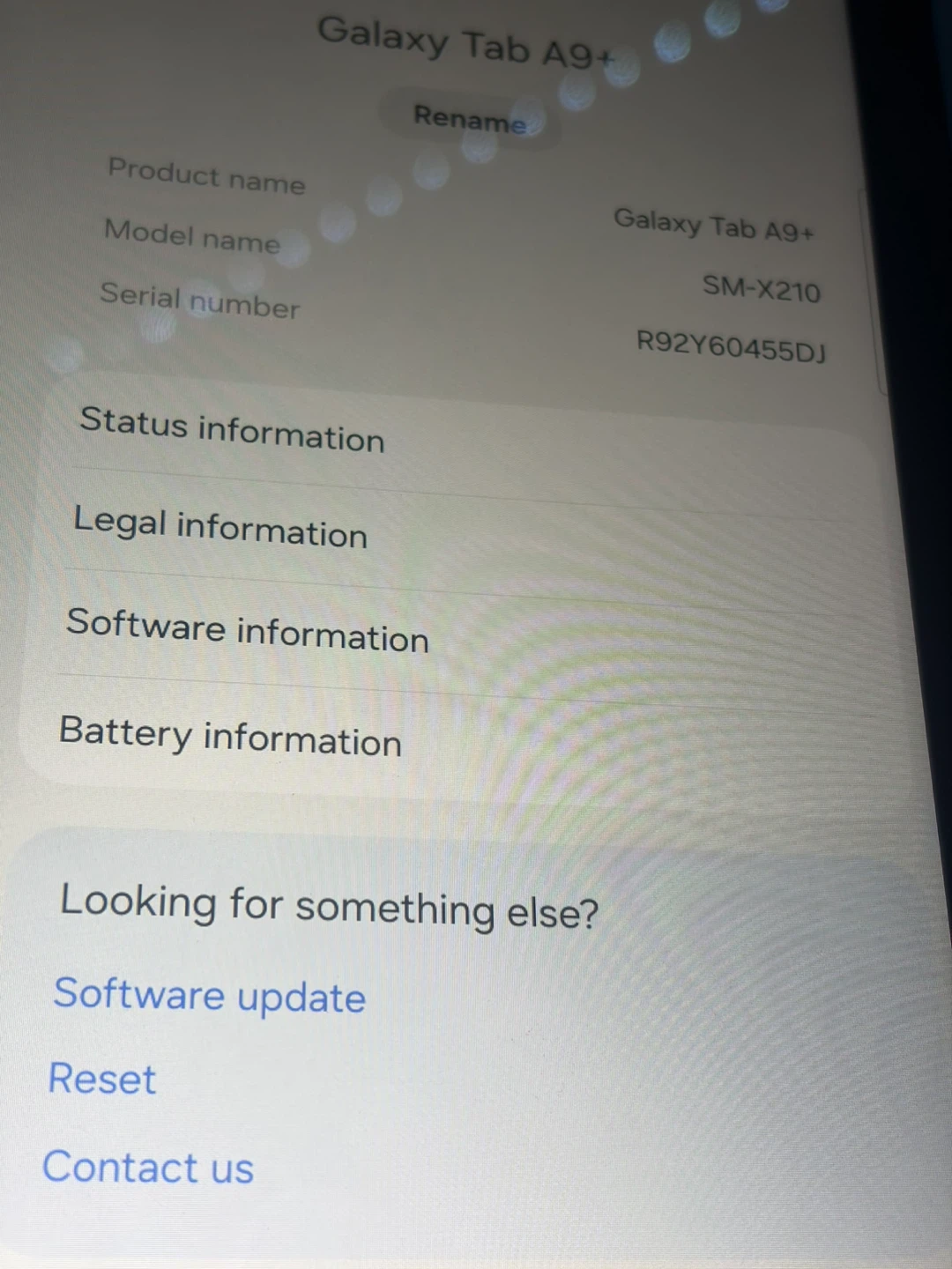 Samsung Galaxy Tab A9+ SM-X210